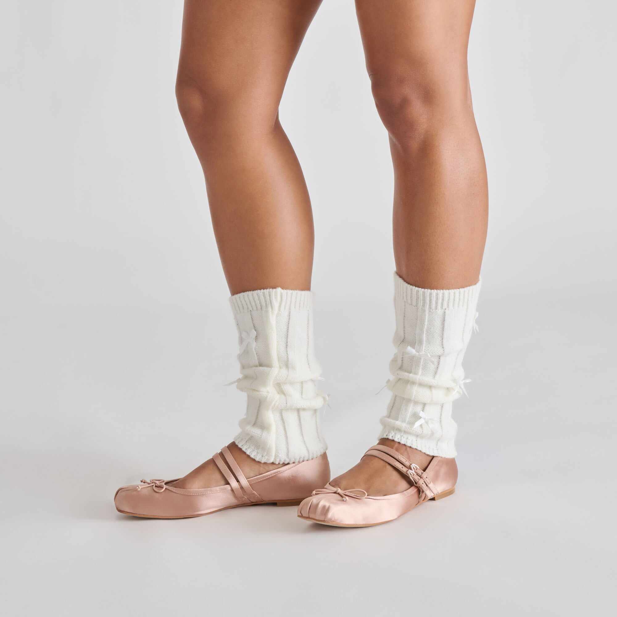 GIBSEN BALLET FLATS BLUSH SATIN