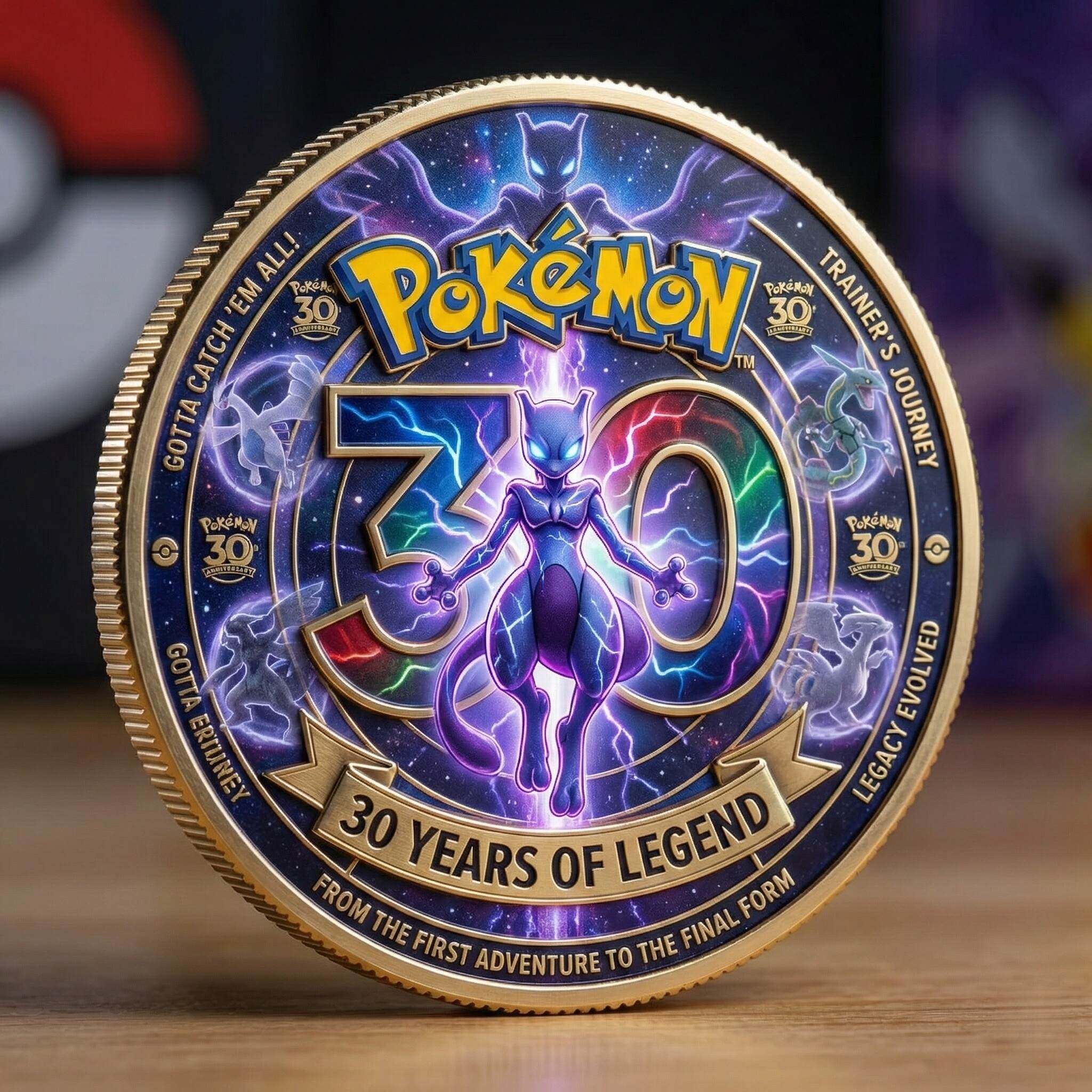 P🧿kém🧿n 30th Anniversary – Beyond All Evolution Collector Coin