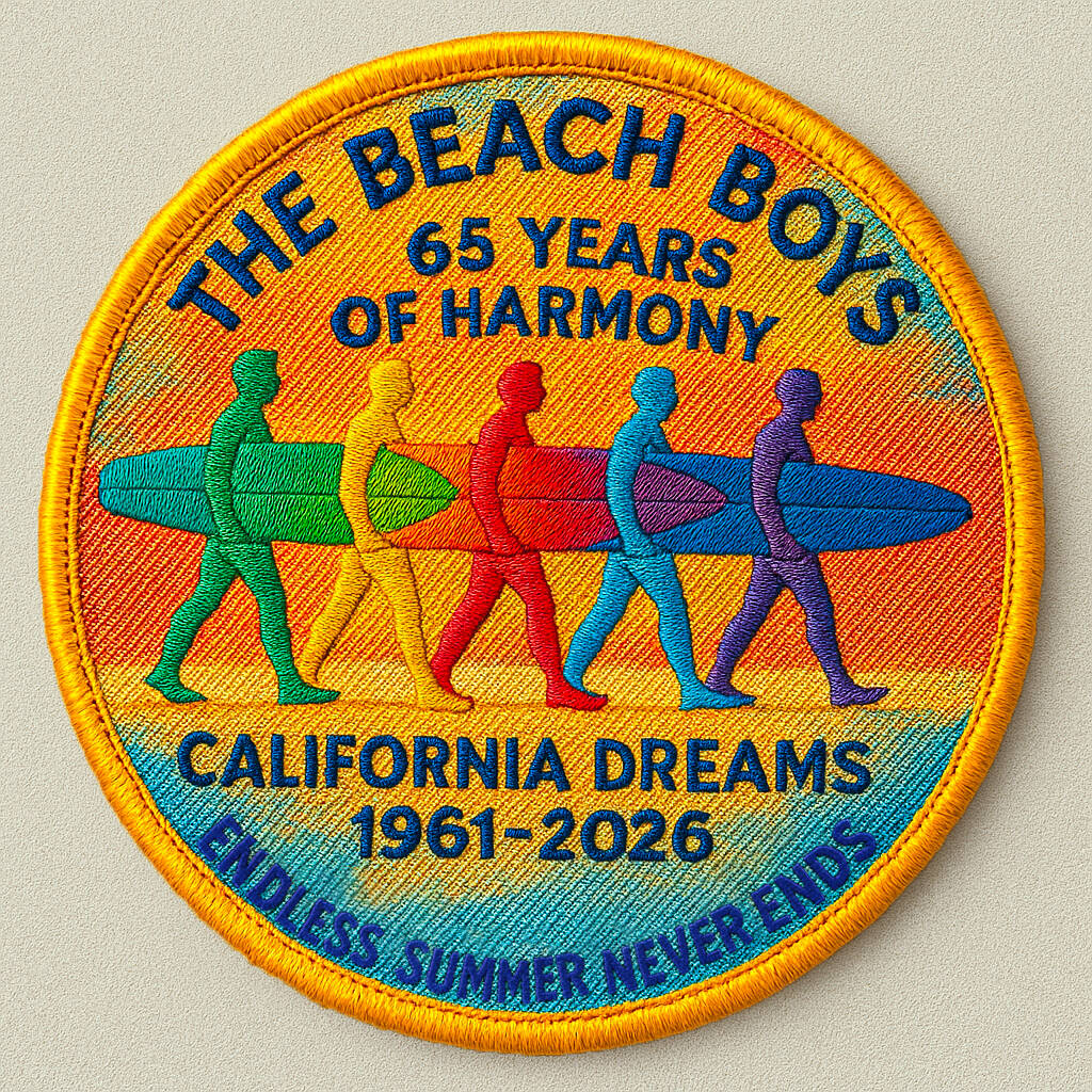 The Beach Boys 65th Anniversary Patch