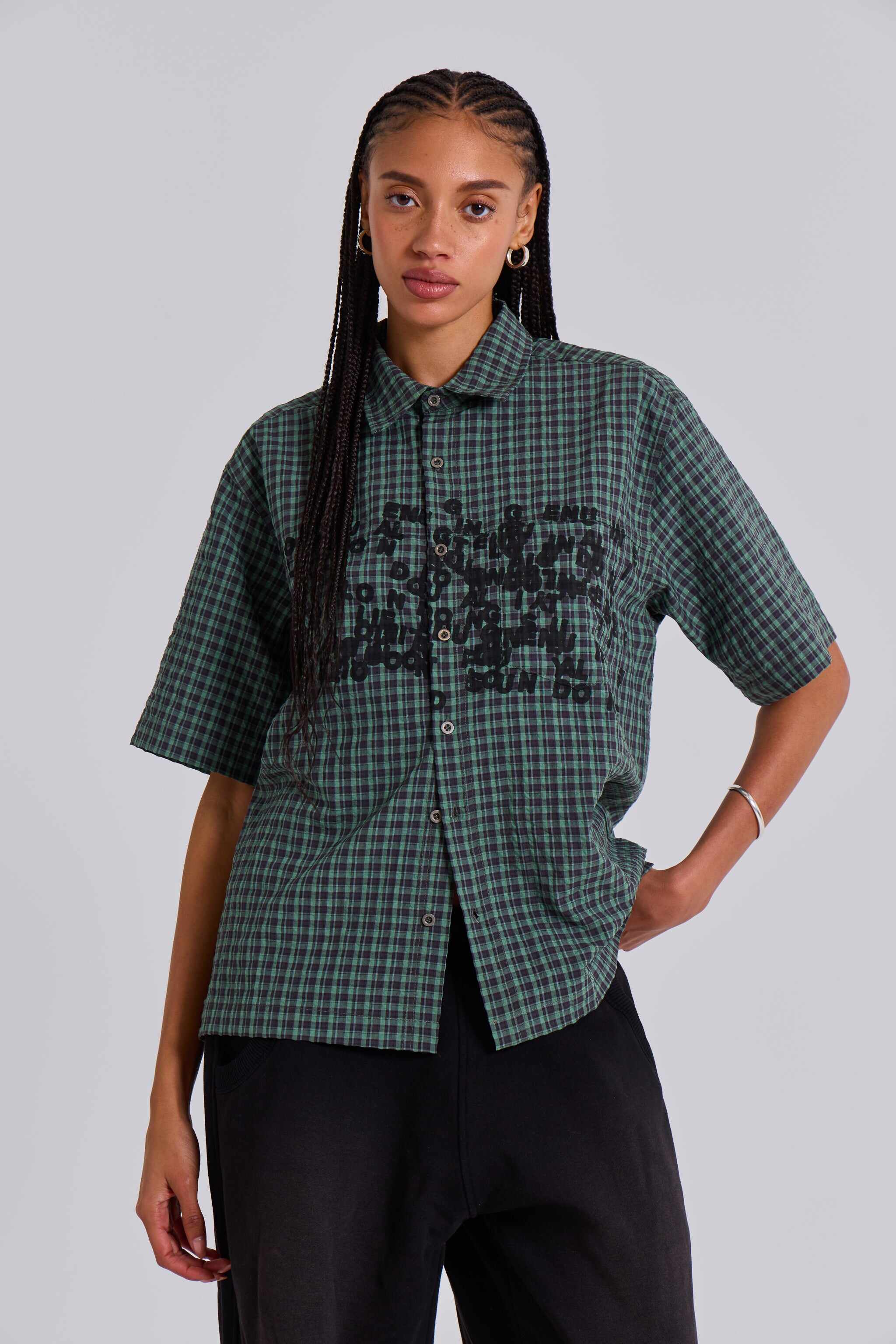 Green Typo Shirt