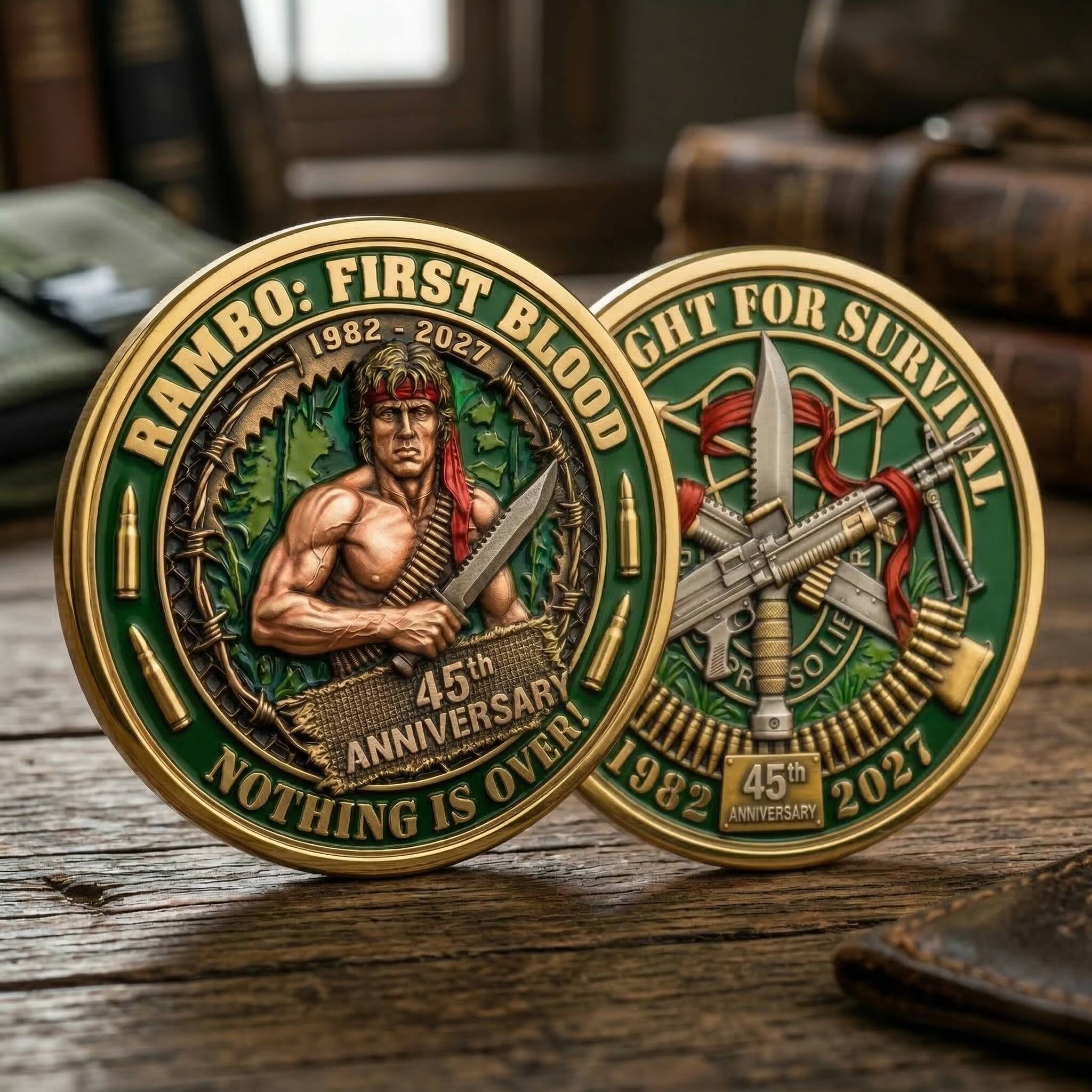 Rambo: First Blood 45th Anniversary Collector Coin