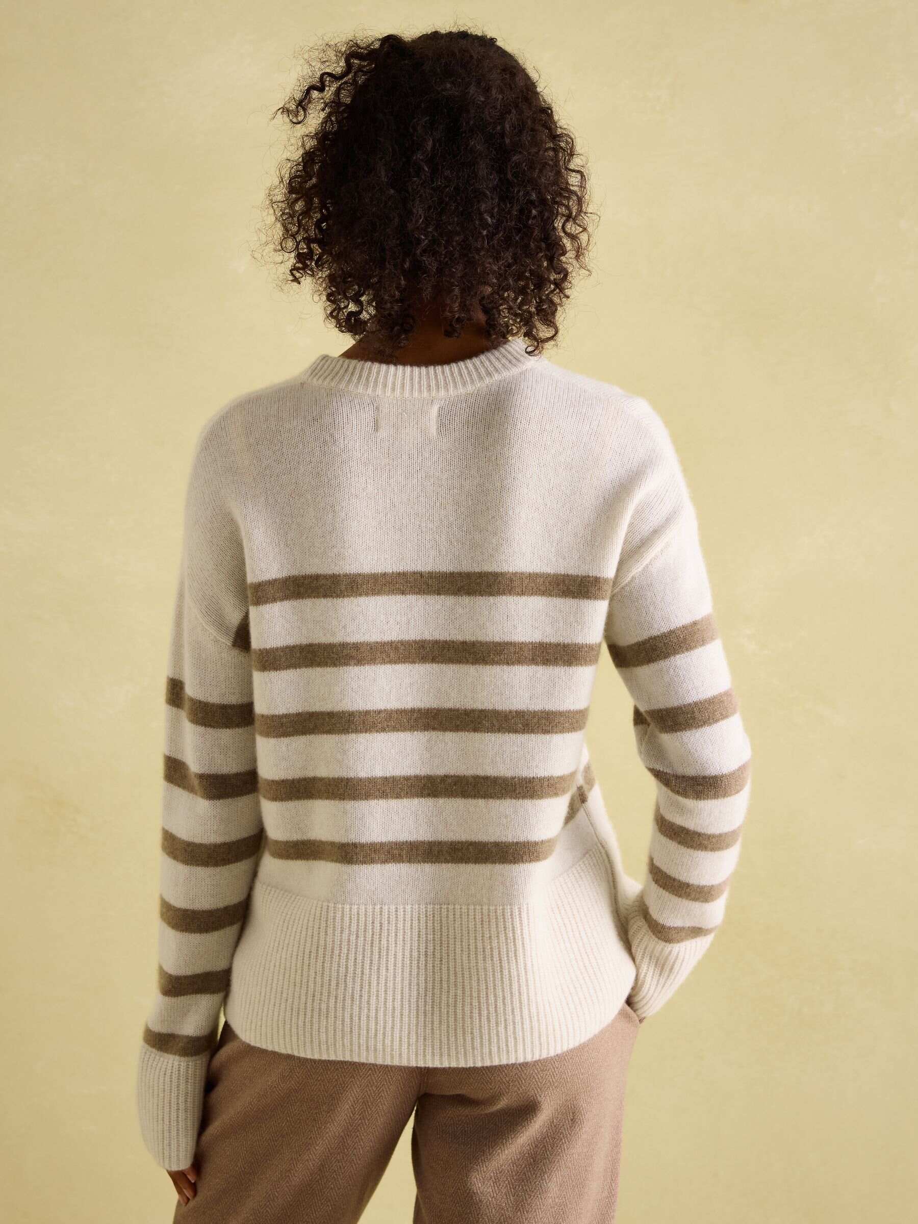Ivy Tan Brown 100% Cashmere Jumper