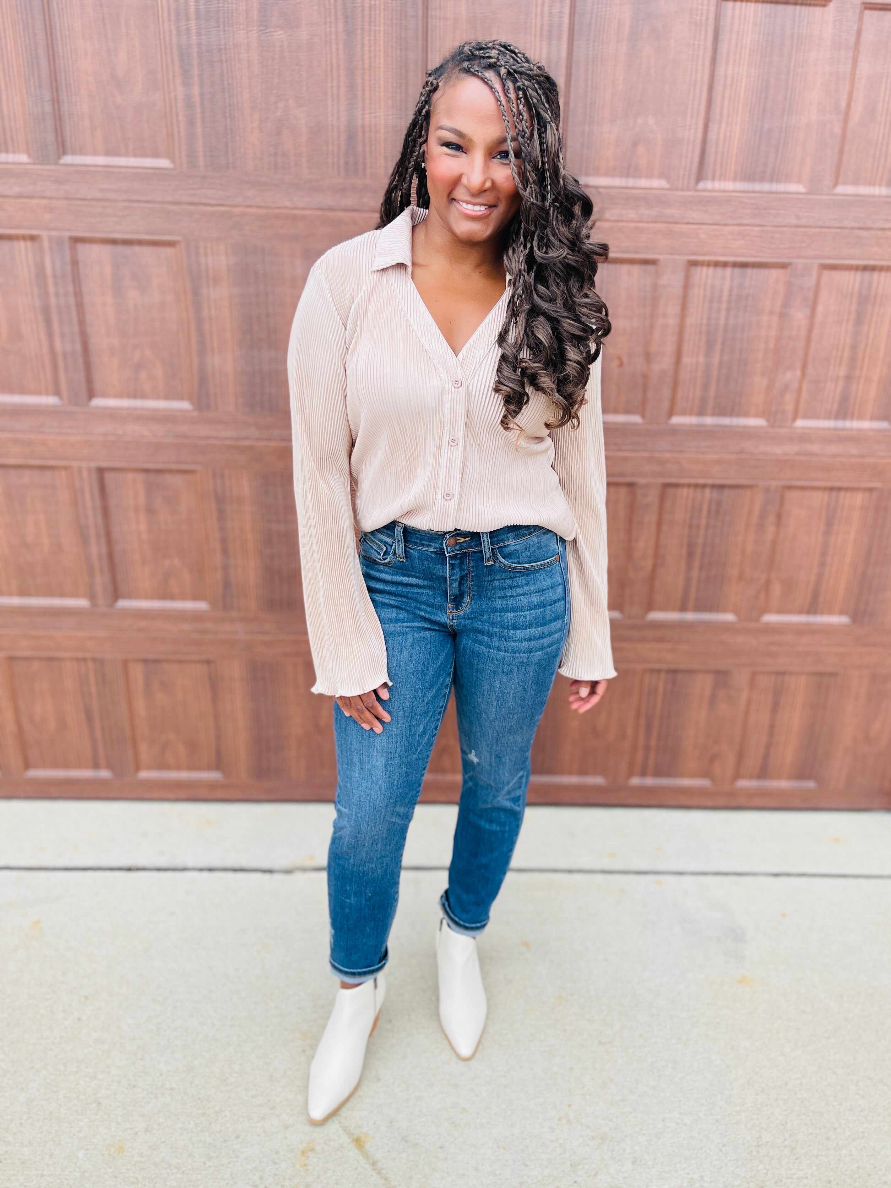 Mid Rise Plus/Reg Everyday Essential Relaxed Fit Jeans - Multiple Inseams!