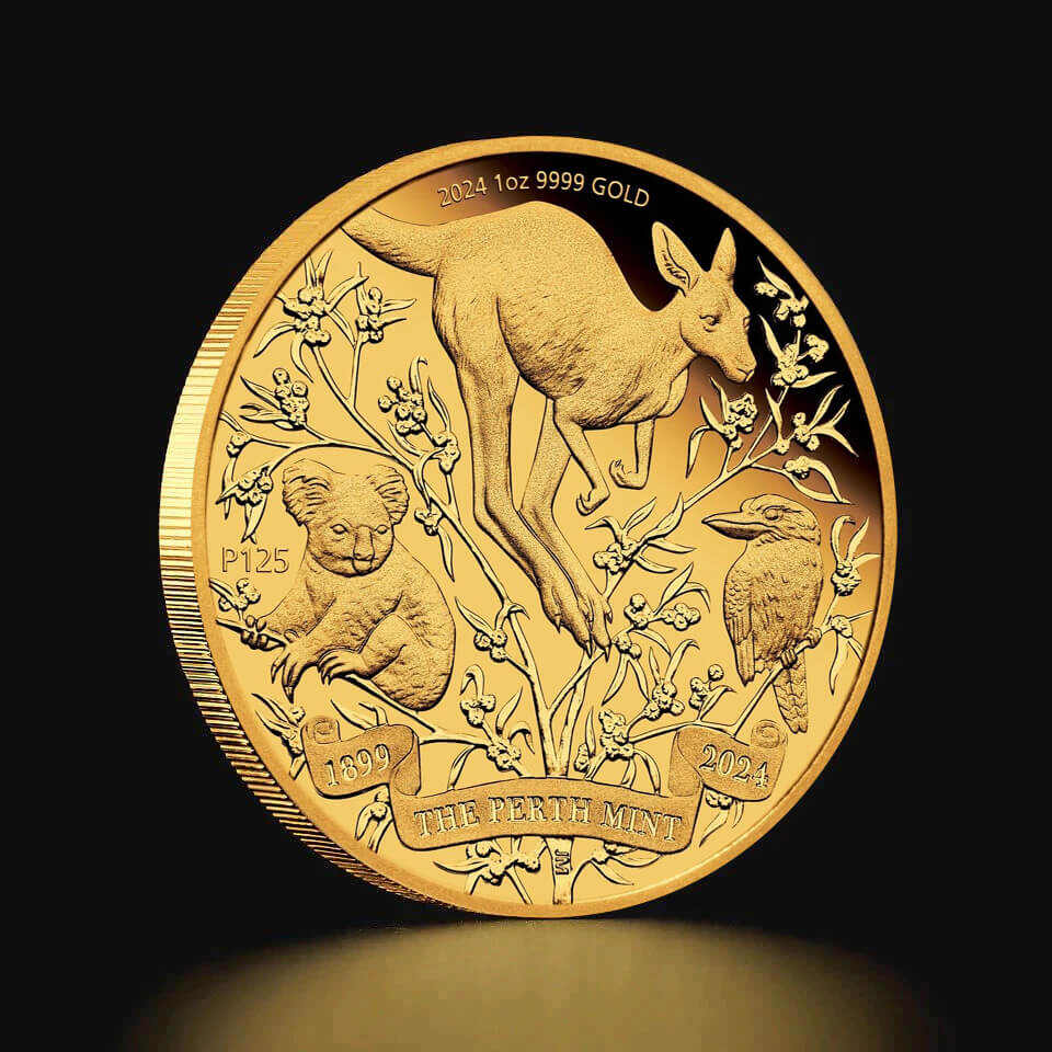 Perth Mint 125th Anniversary 2024 $100 1oz Gold Proof Coin