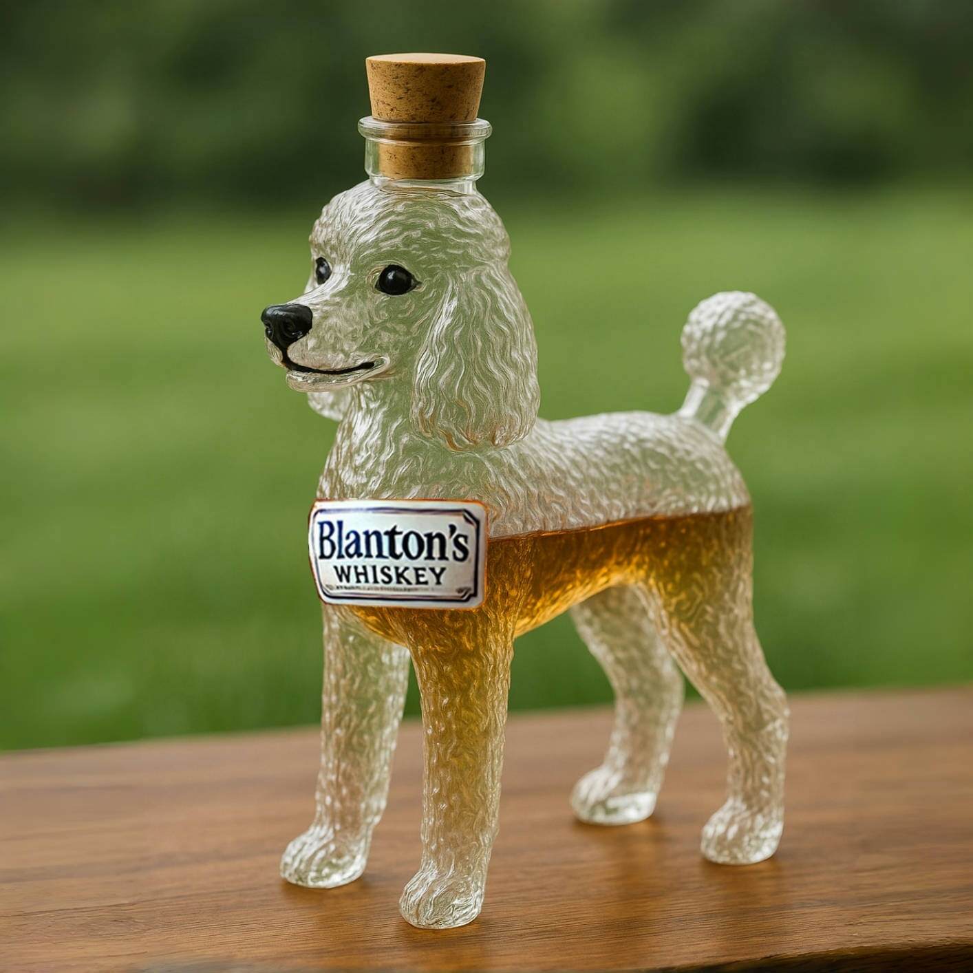 Poodle Whiskey Bottle