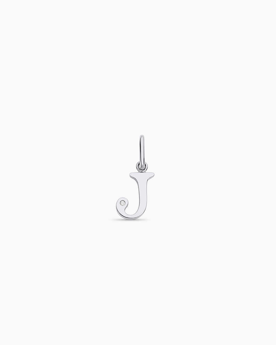 Diamond Vintage Alphabet Charm