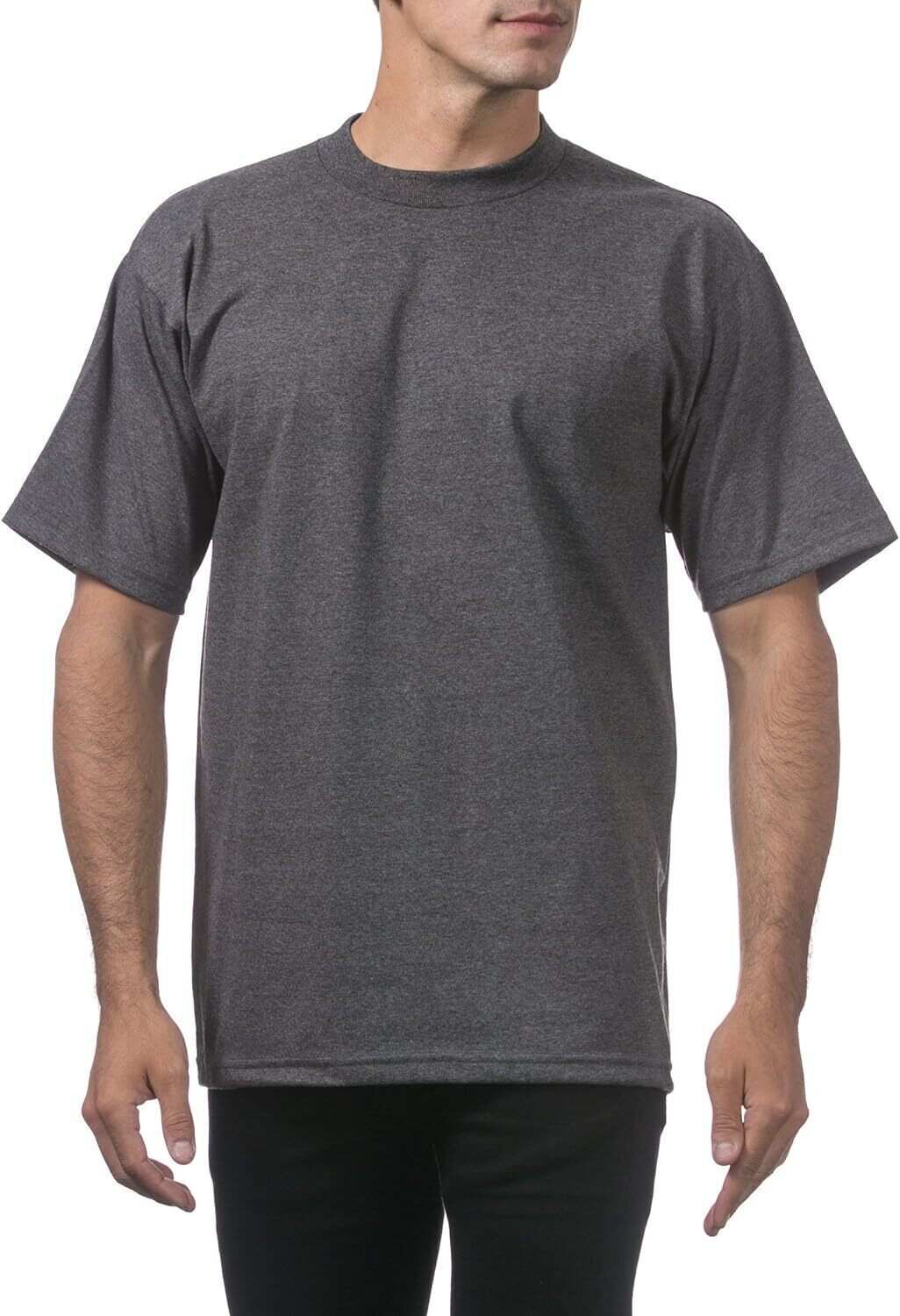 Men's Heavyweight Cotton Short Sleeve Crew Neck T-Shirt