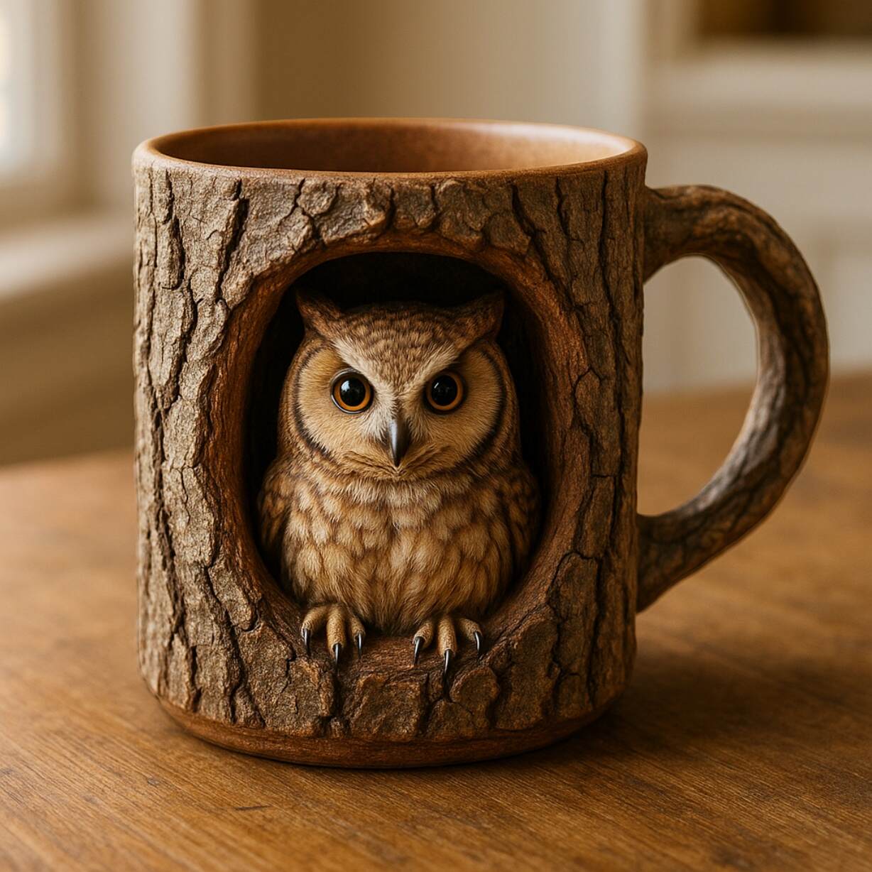 Owl Tree Hollow Mug