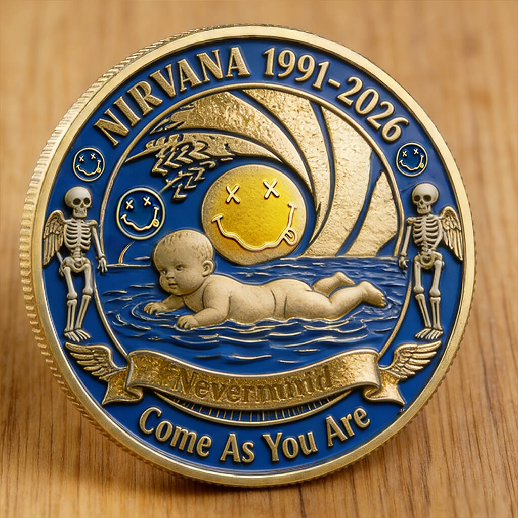 Nirvana Nevermind 35th Anniversary Coin