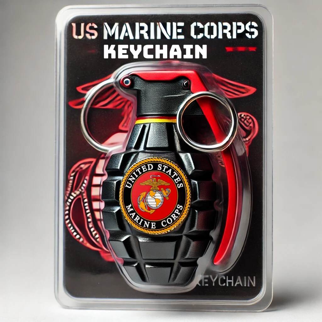 Military Branch Grenade Keychain Series