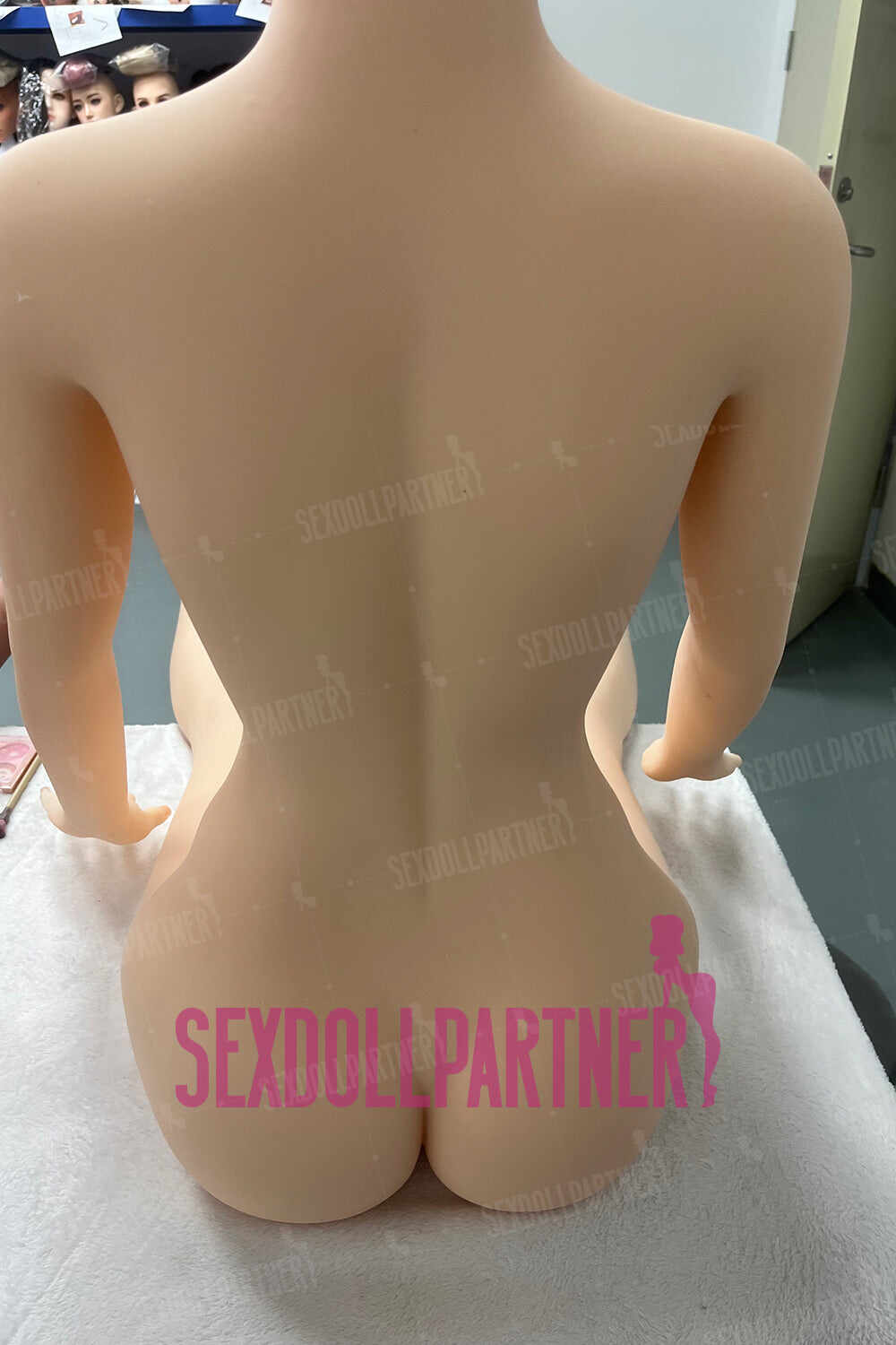 EU Stock -  RIDMII Unique Design Janice 5ft25 / 160cm #M-K15 ROS Soft Silicone Head + TPE Body Big Tits Blowjob Realistic Love Doll