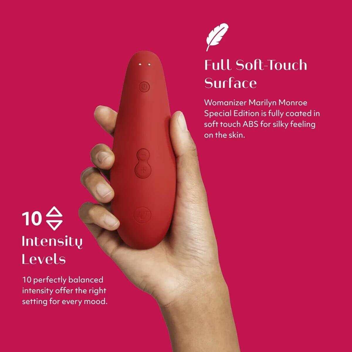 Womanizer x Marilyn Monroe Special Edition Pleasure Air Sex Toys, Clitoral Sucking Vibrators, Clitoral Stimulators for Women