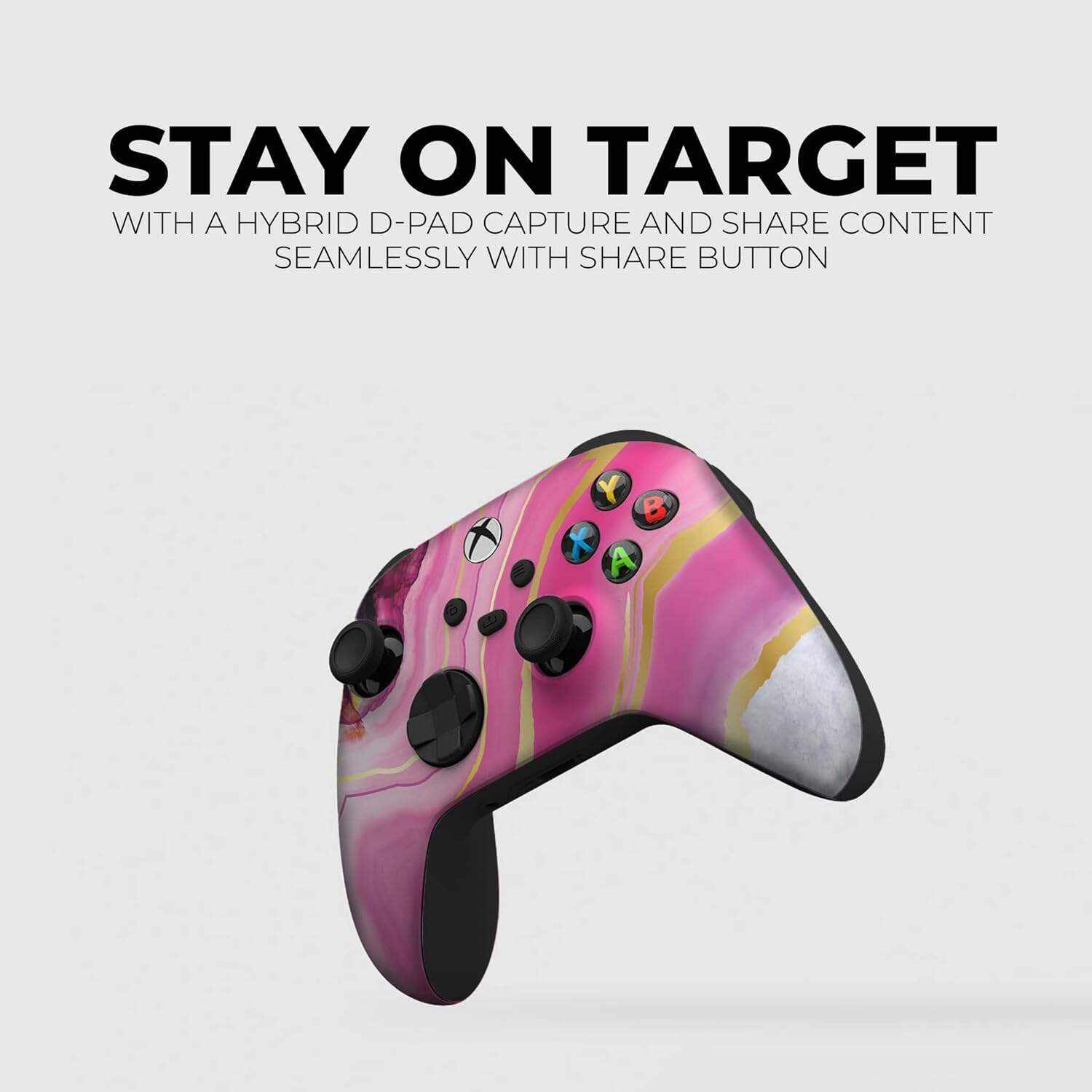 DreamController Original X-box Wireless Controller Special Edition Customized Compatible with X-box One S/X-box Series X/S & Windows 10 Made with Advanced HydroDip Print Technology(Not Just a Skin)