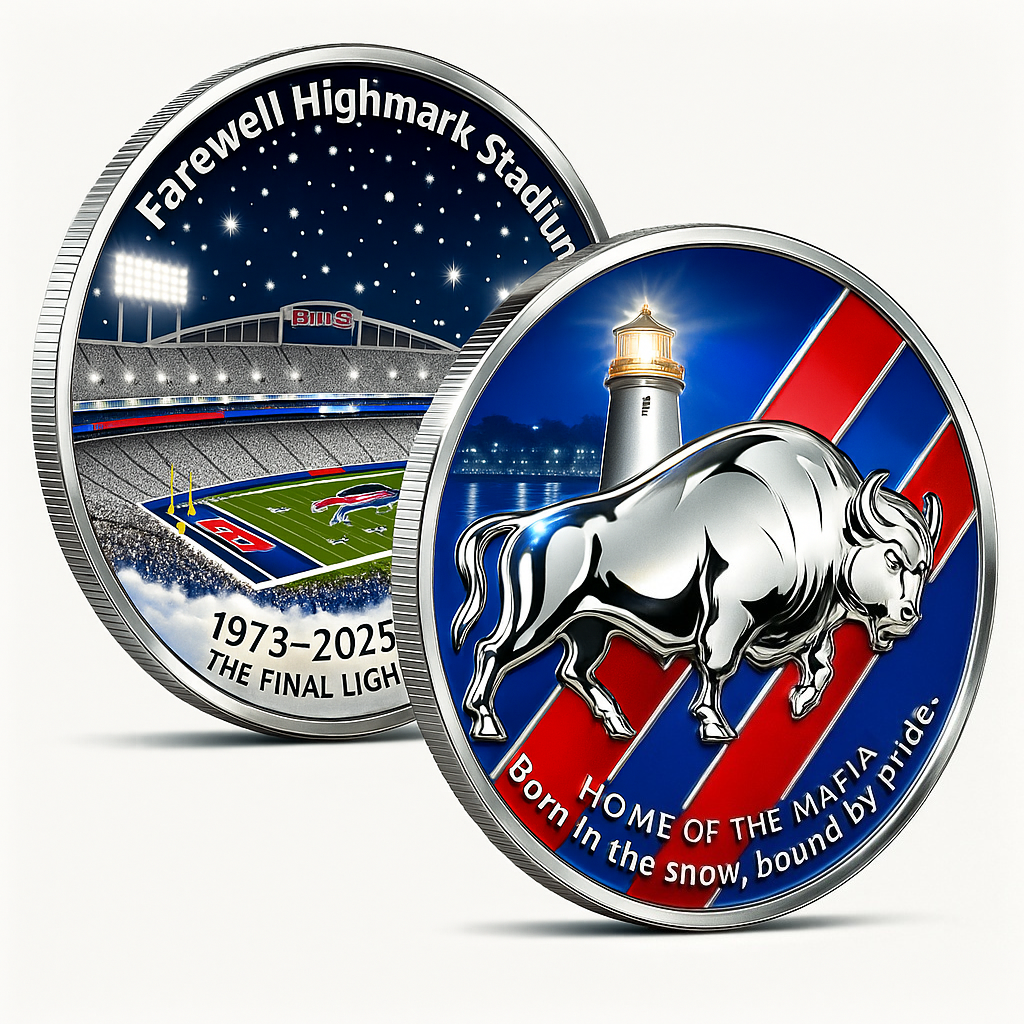 Bills Mafia Farewell Coin — Highmark Stadium 1973–2025