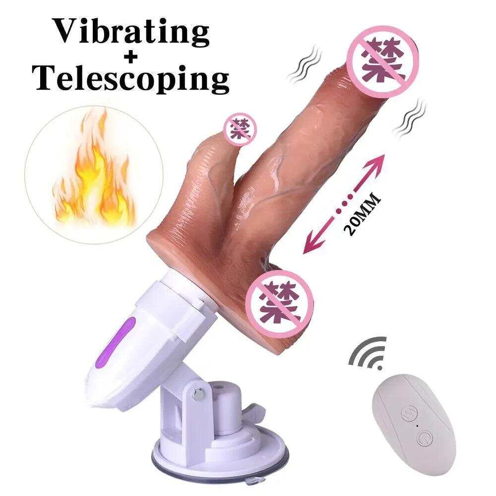 Sex Machine – Telescopic Dildo Vibrator with Automatic Thrusting for G-Spot Stimulation