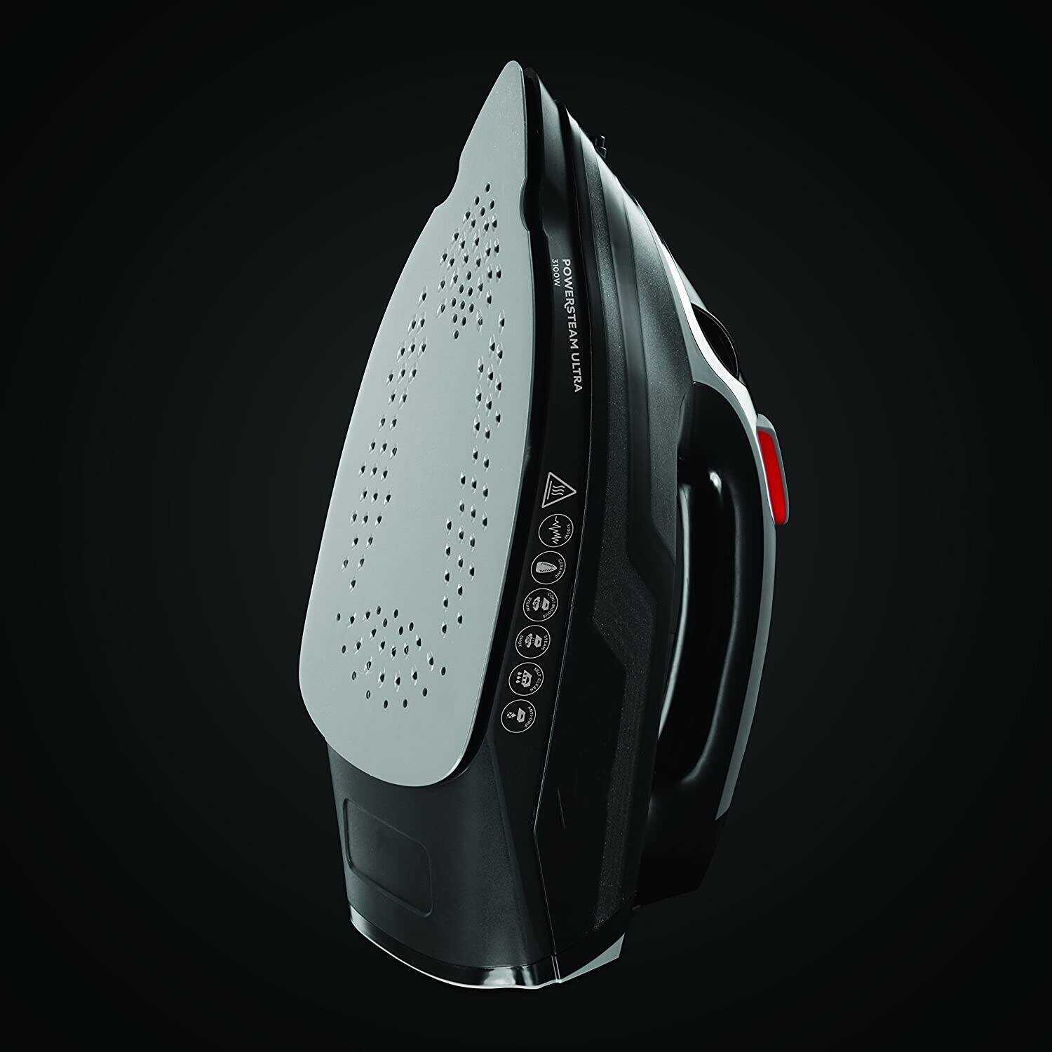 Professional Clothes Iron - 2600 W, Ceramic Soleplate, 210g Steam Boost, Self-Cleaning Function, White and Blue - 20562-56