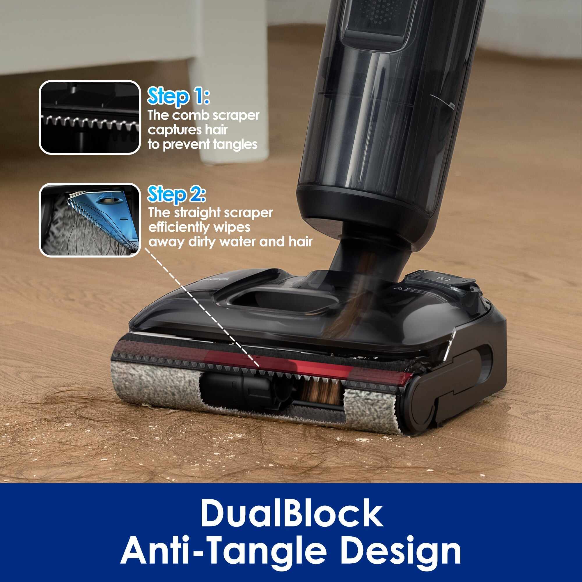 Tineco FLOOR ONE S7 Stretch Ultra Cordless Wet Dry Vacuum Cleaner