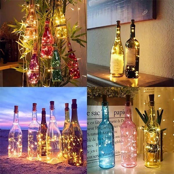Led Wine Bottle Cork Fairy Lights