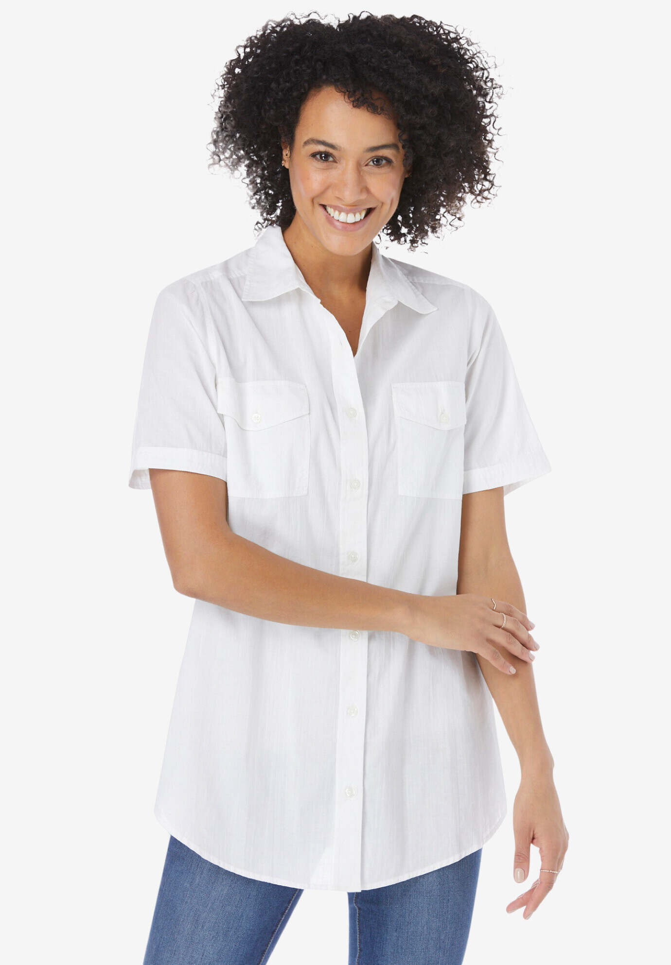 Short-Sleeve Cotton Campshirt