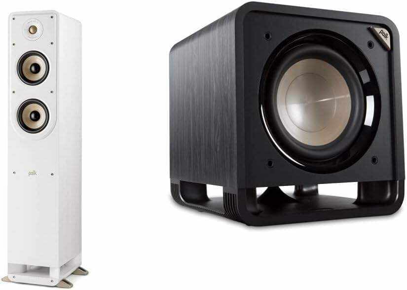 Polk Audio Signature Elite ES20 Bookshelf Speaker - Hi-Res Audio Certified,Dolby Atmos & DTS:X Compatible, 1