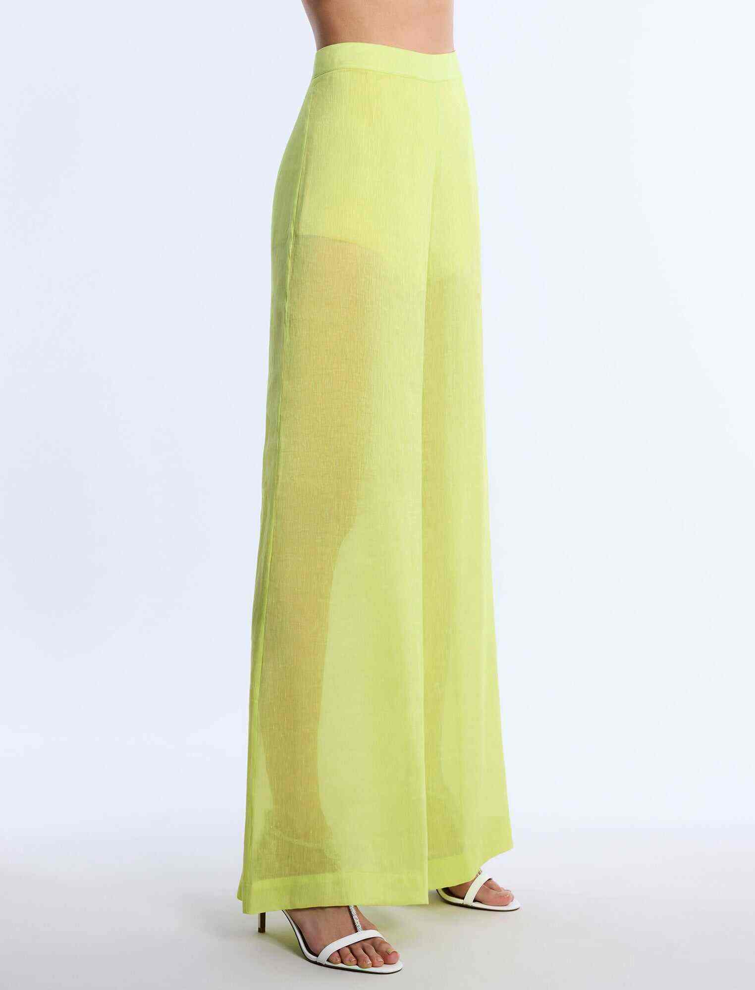 TestAiry Sheer Textured Pant