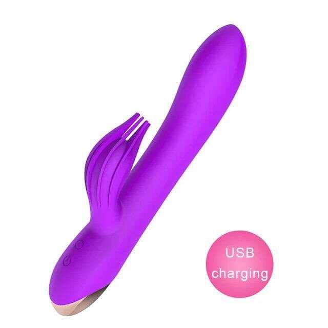 USB Rechargeable 10-Speed Rabbit Vibrator – Clitoris & G-Spot Massager