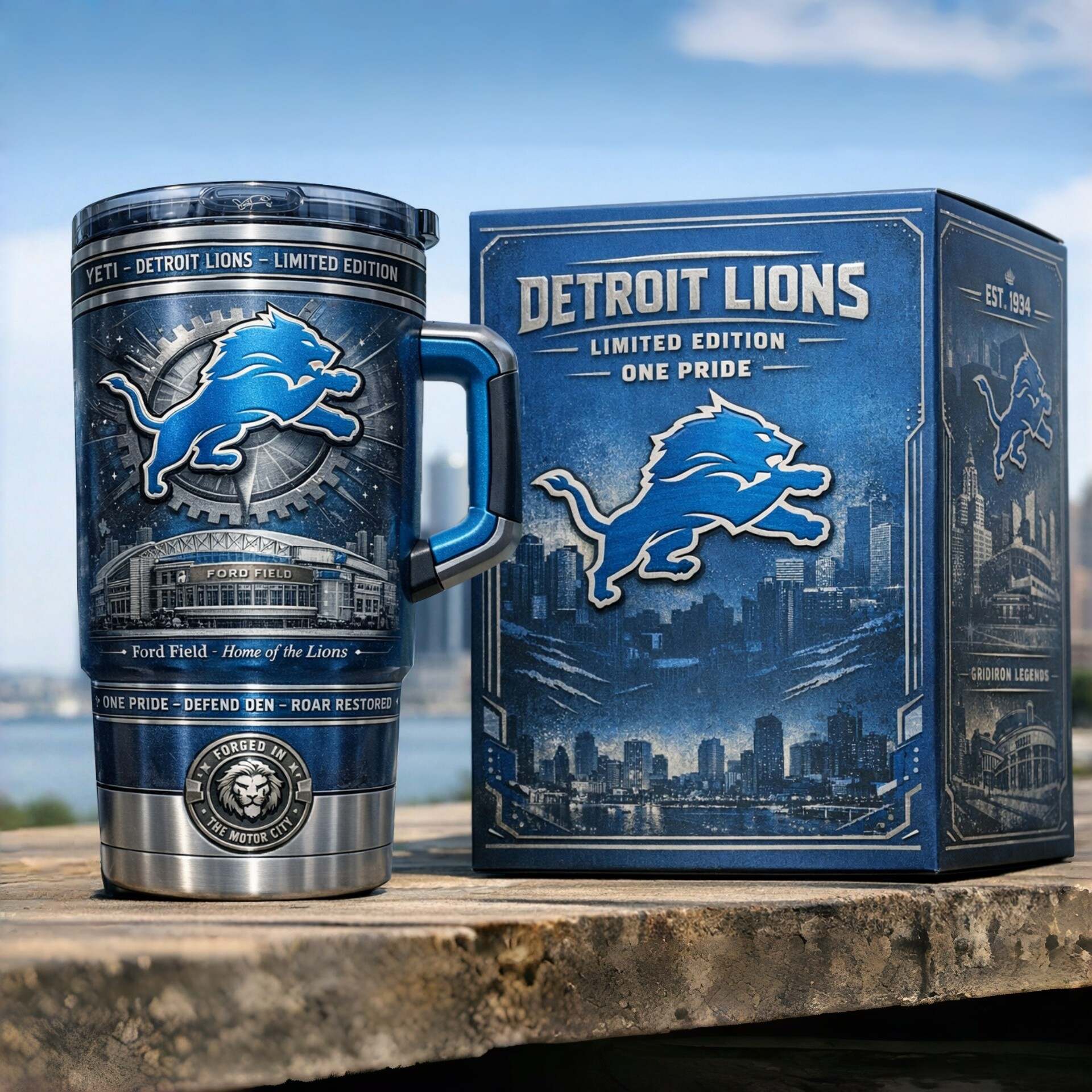 Detroit Lions Limited Edition Tumbler