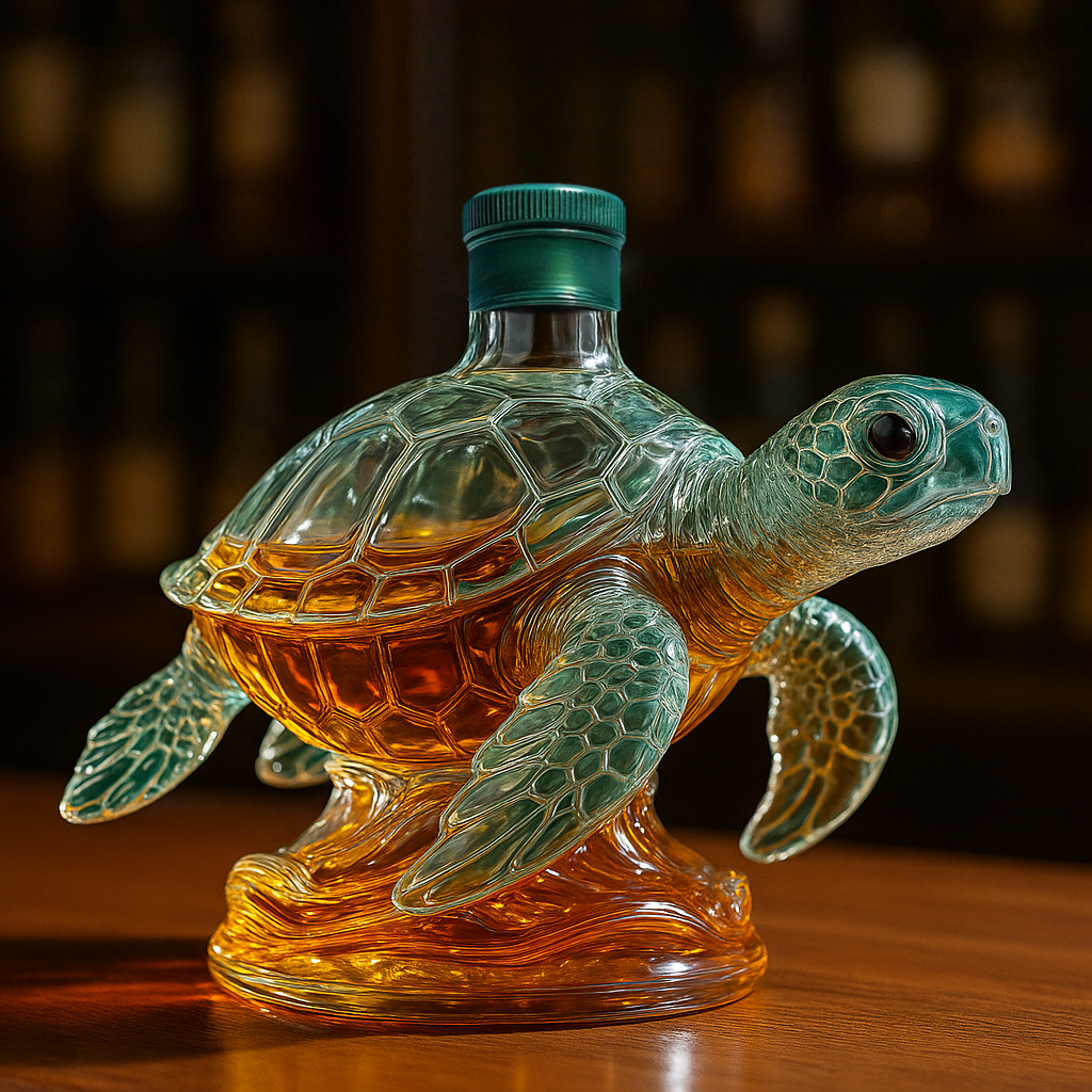 Sea Turtle Whiskey Bottle