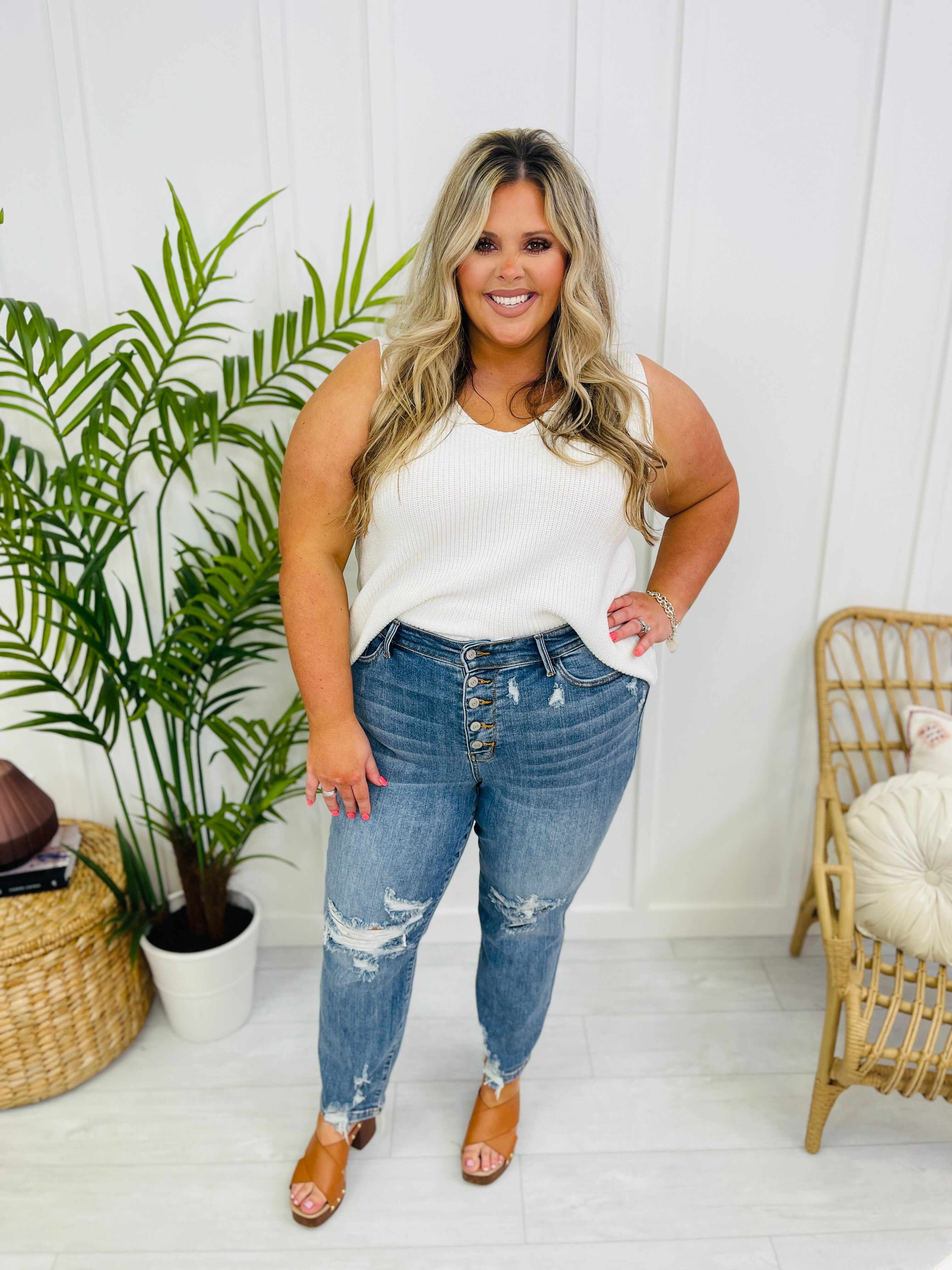 REG/CURVY Love Story Boyfriend Jeans