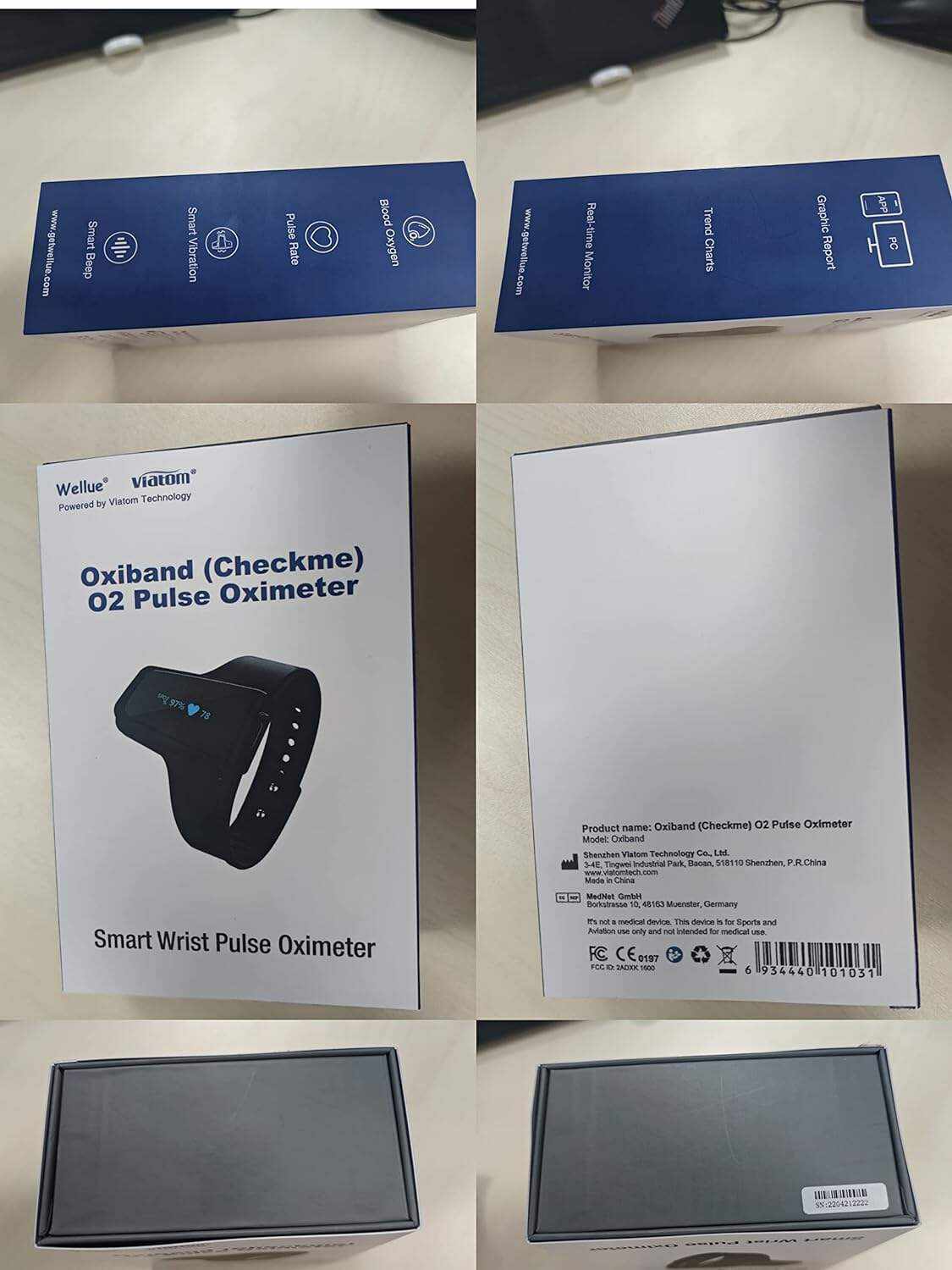 Wellue O2 Pulse Oximeter with Smart Reminder | Blood Oxygen Saturation Monitor for SpO2 and Heart Rate Tracking Continuously, Bluetooth Finger Ring with Free APP &PC Report