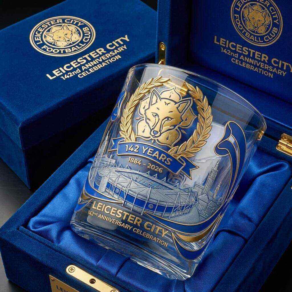 Leicester City FC 142 Years Commemorative Whisky Glass (Pre-sale)
