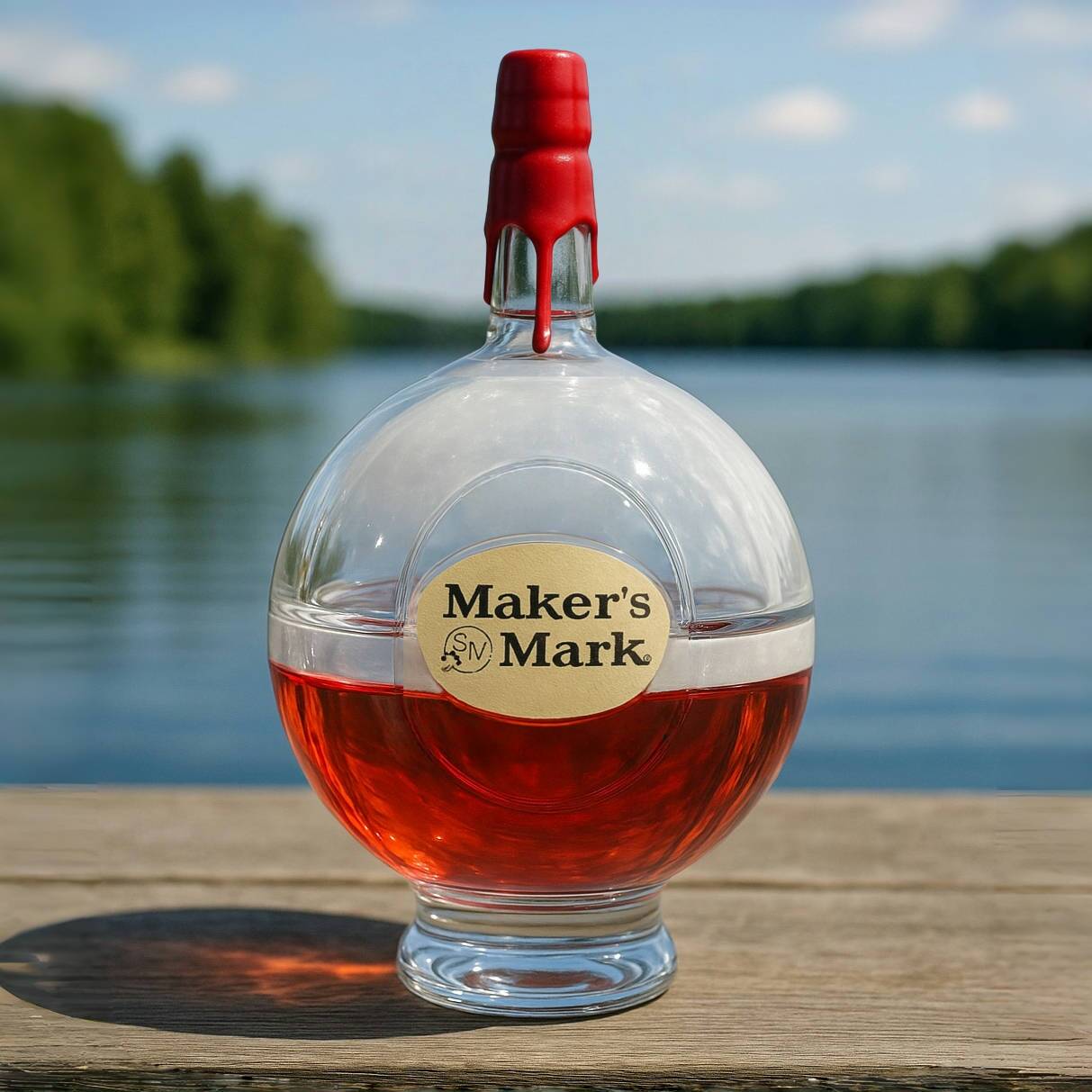 Bobber Whiskey Bottle