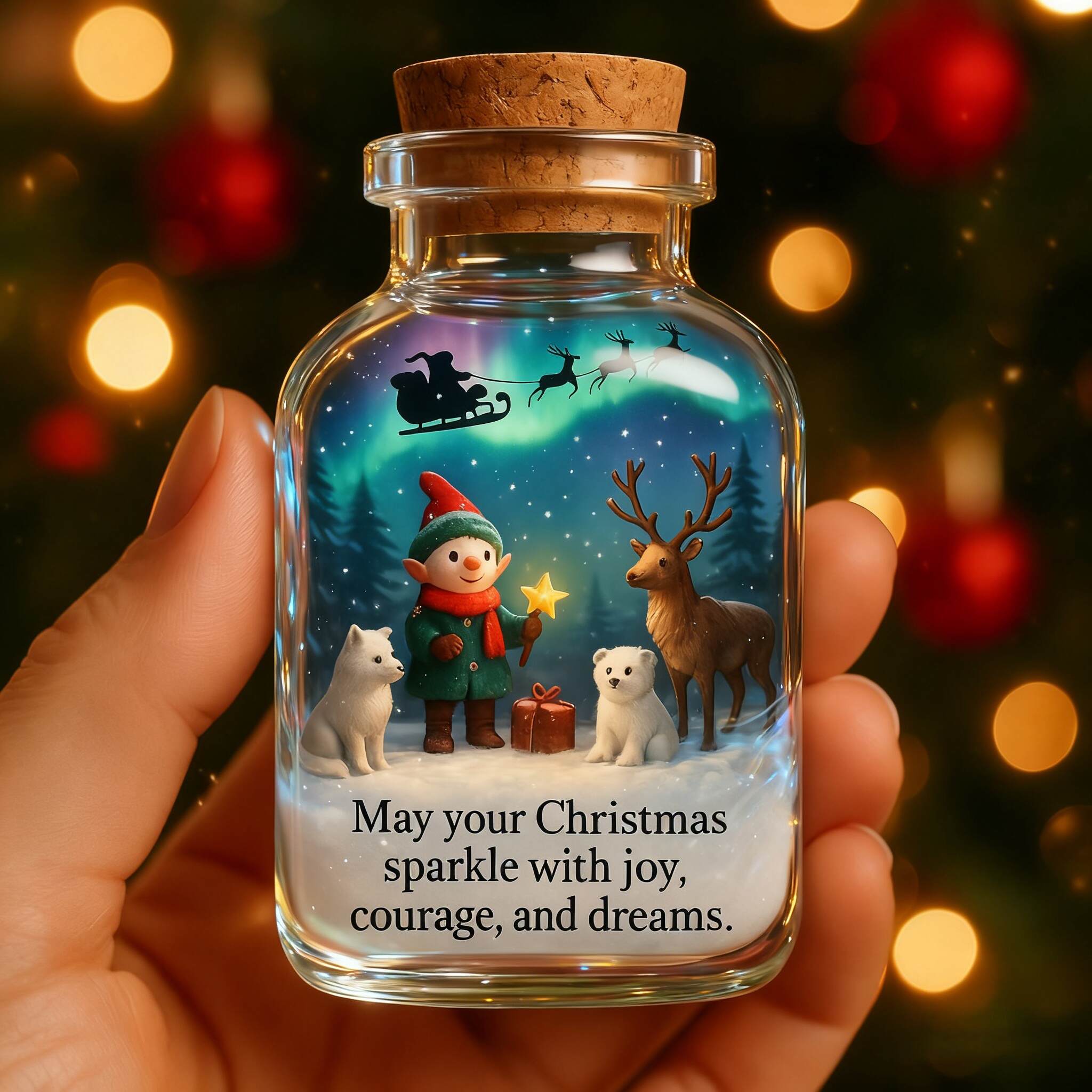 Christmas Magic Blessing Bottle