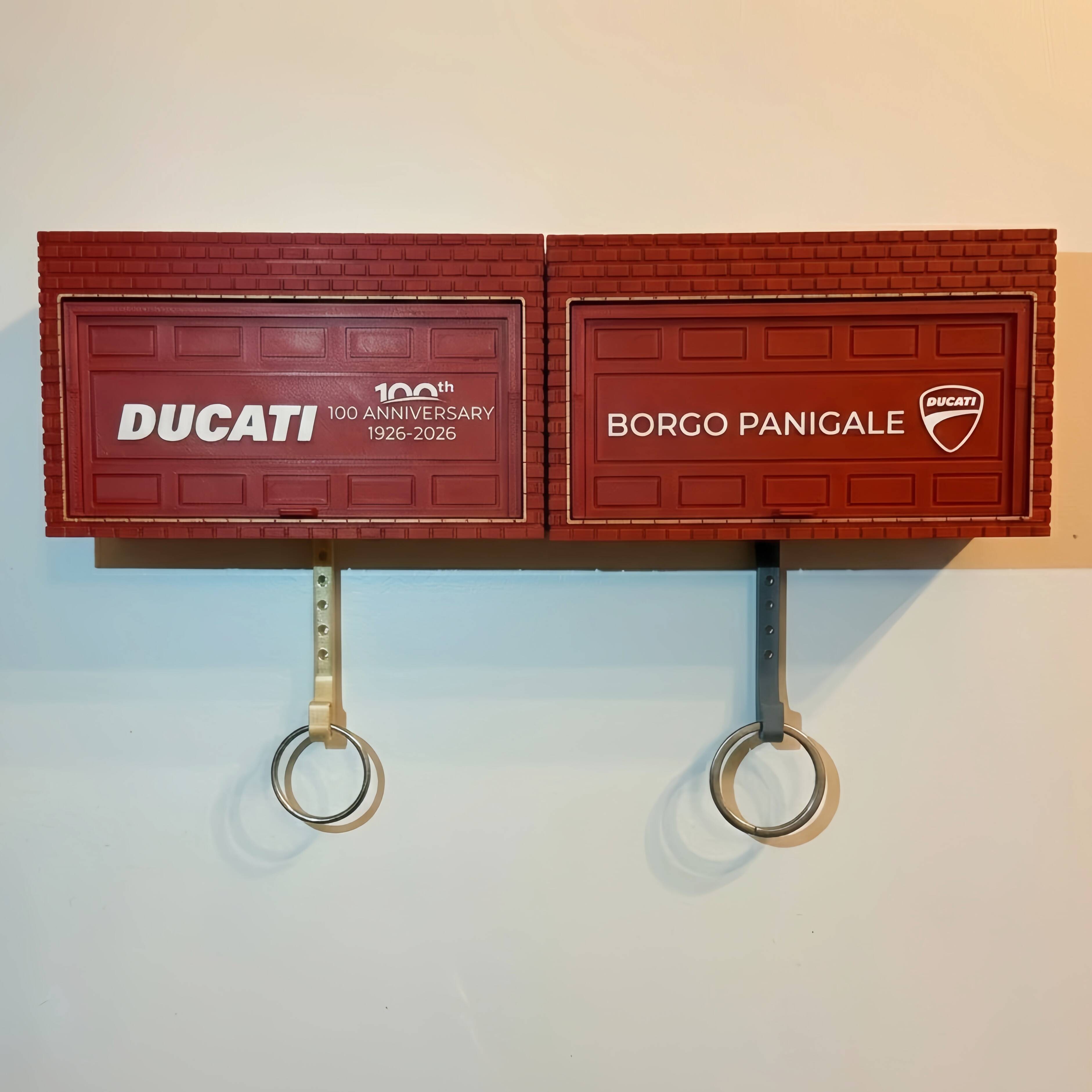 Ducati 100th Anniversary Key Chain（1926-2026）
