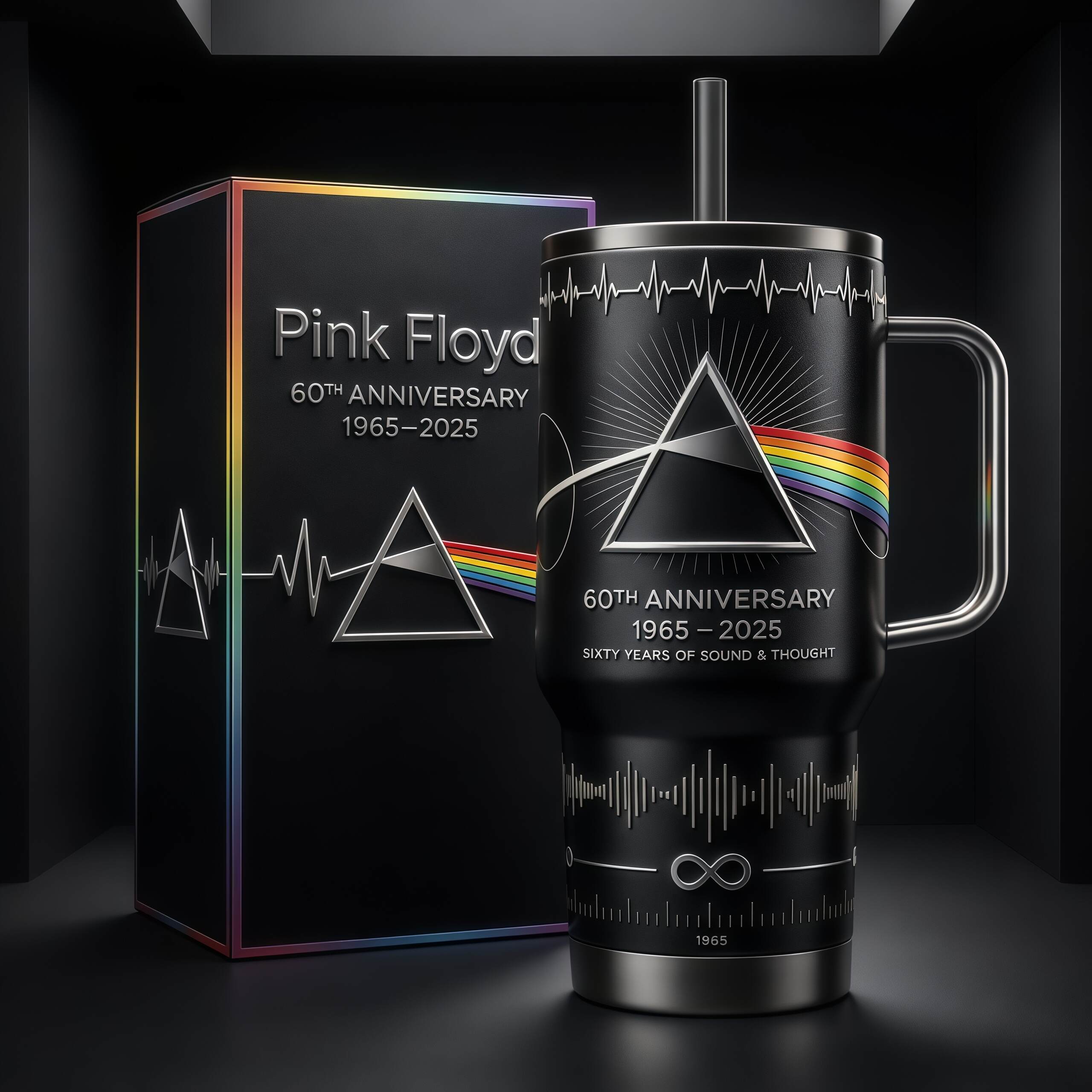 Pink Floyd 60th Anniversary Commemorative Tumbler