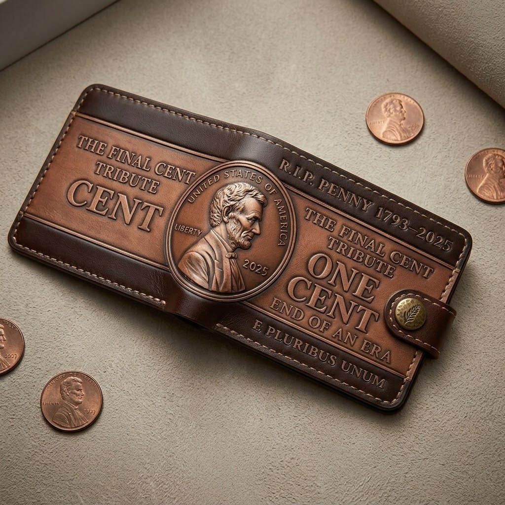 THE FINAL CENT Leather Wallet