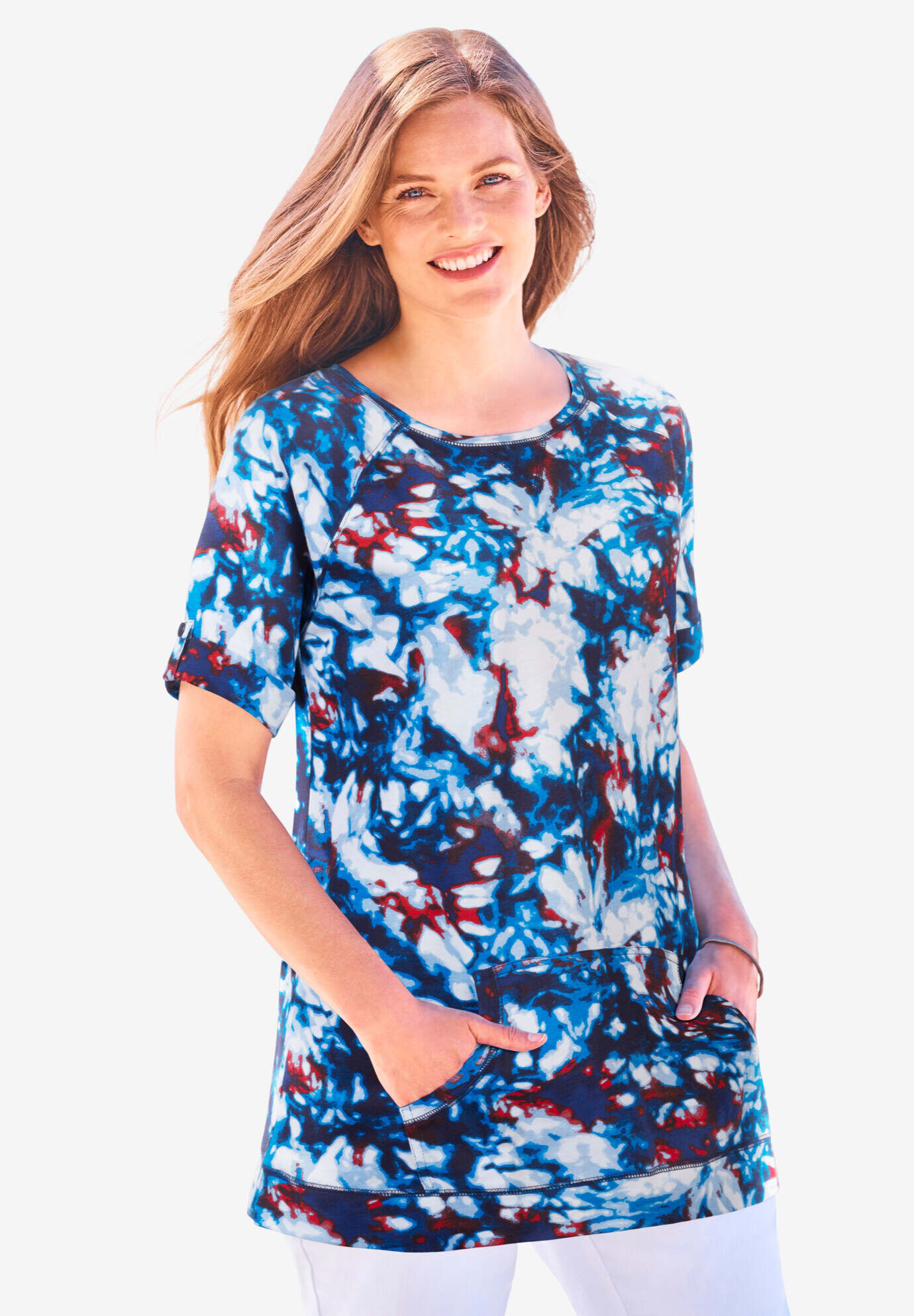 Americana Kangaroo Pocket Tee