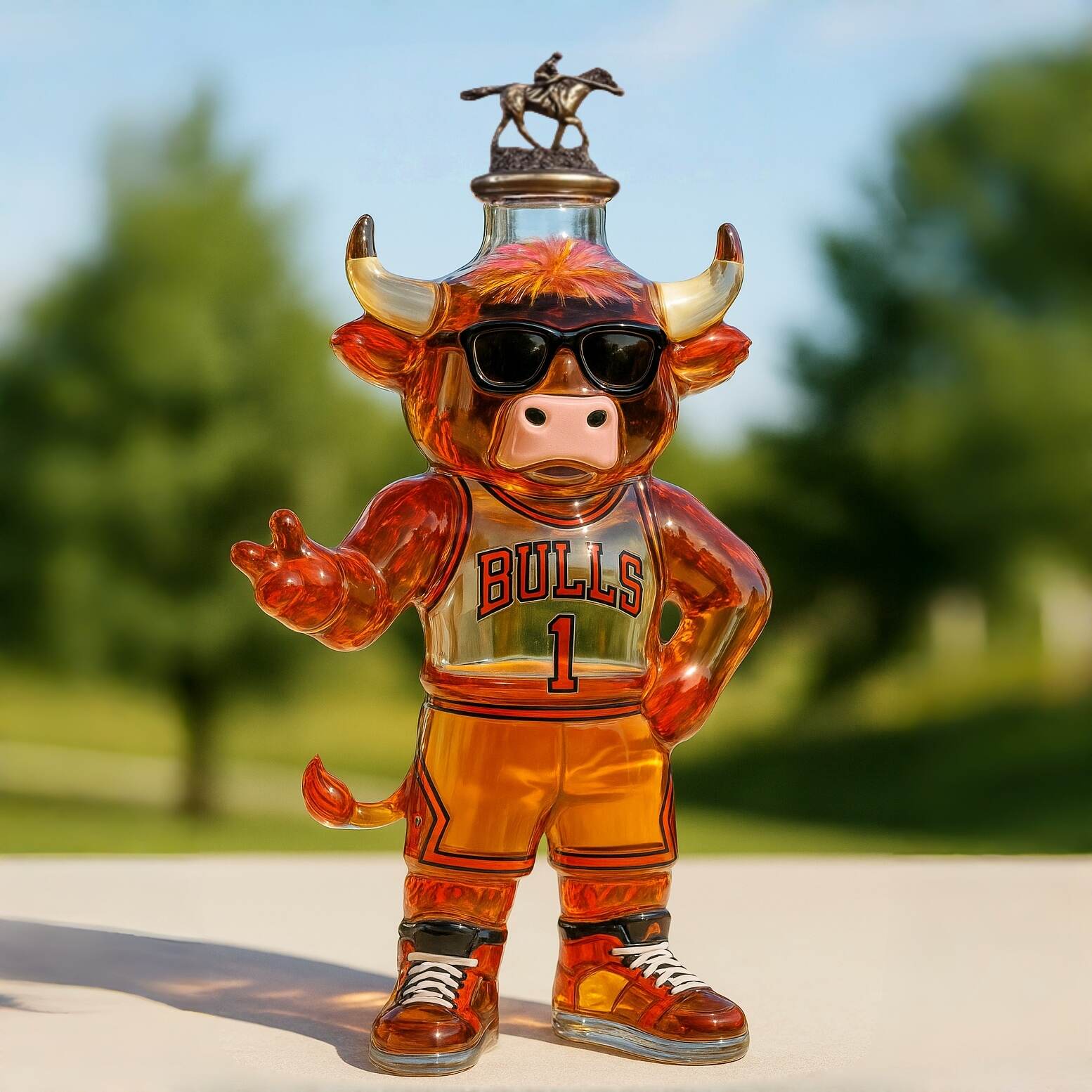 Benny the Bull Whiskey Bottle 2025