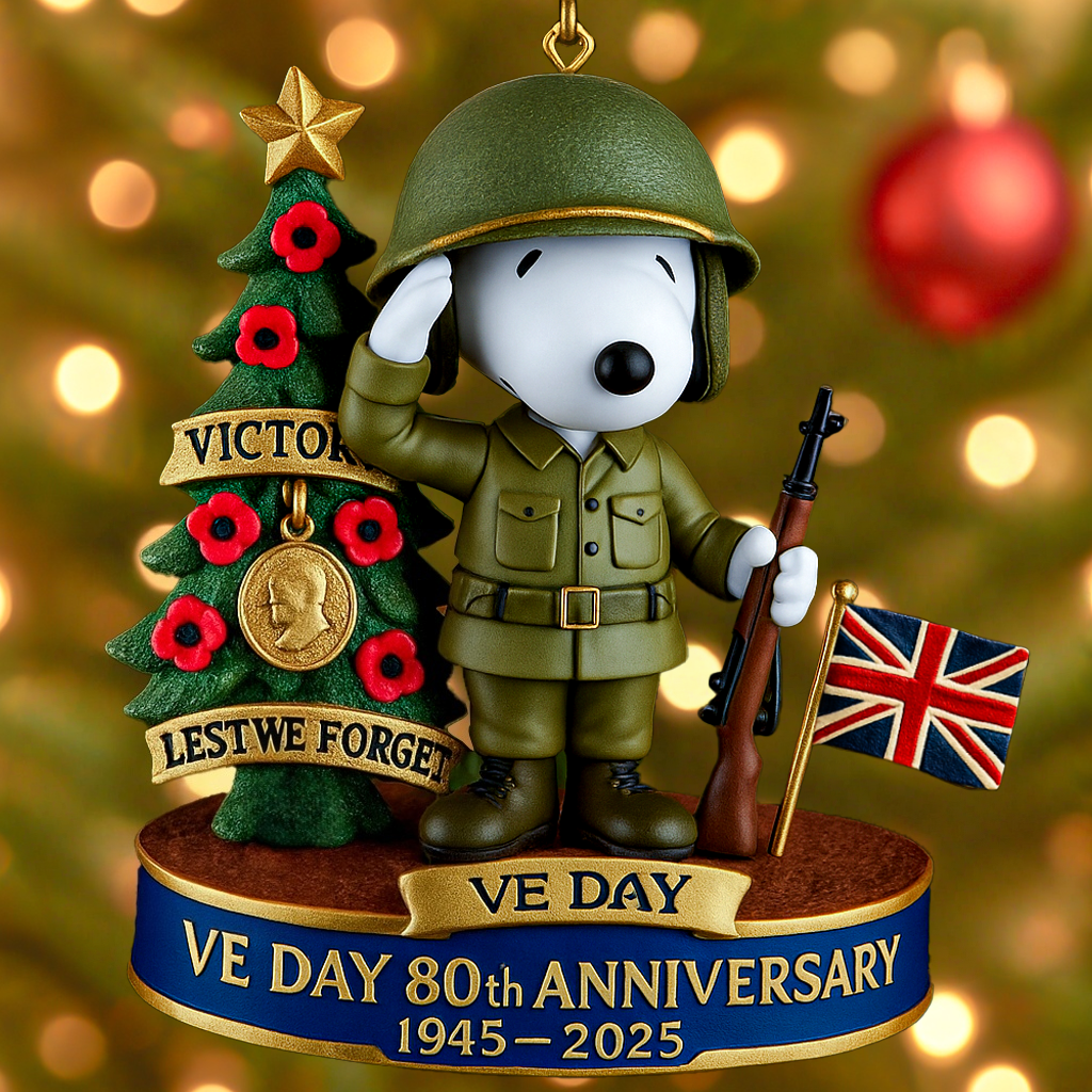 SNP VE Day 80th Anniversary Christmas Ornament