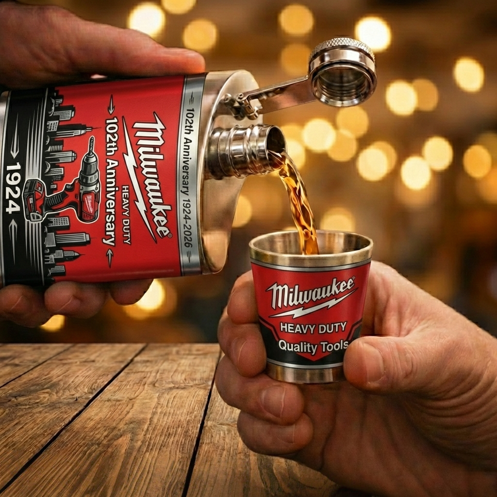 Milwaukee 102nd Anniversary Flask Gift Set