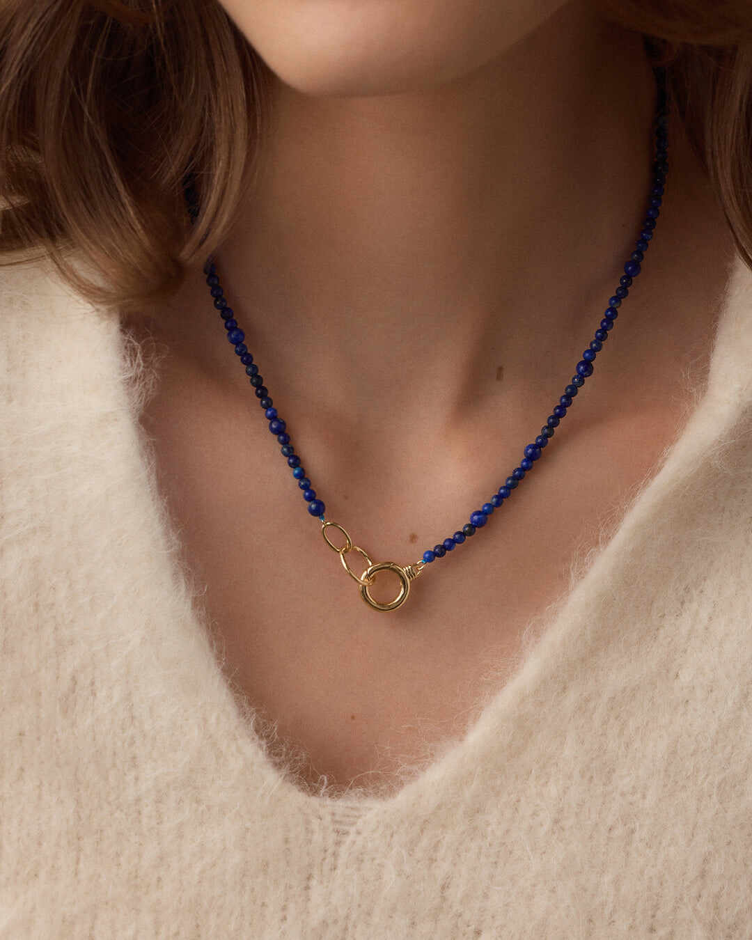 Power Gemstone Beaded Necklace