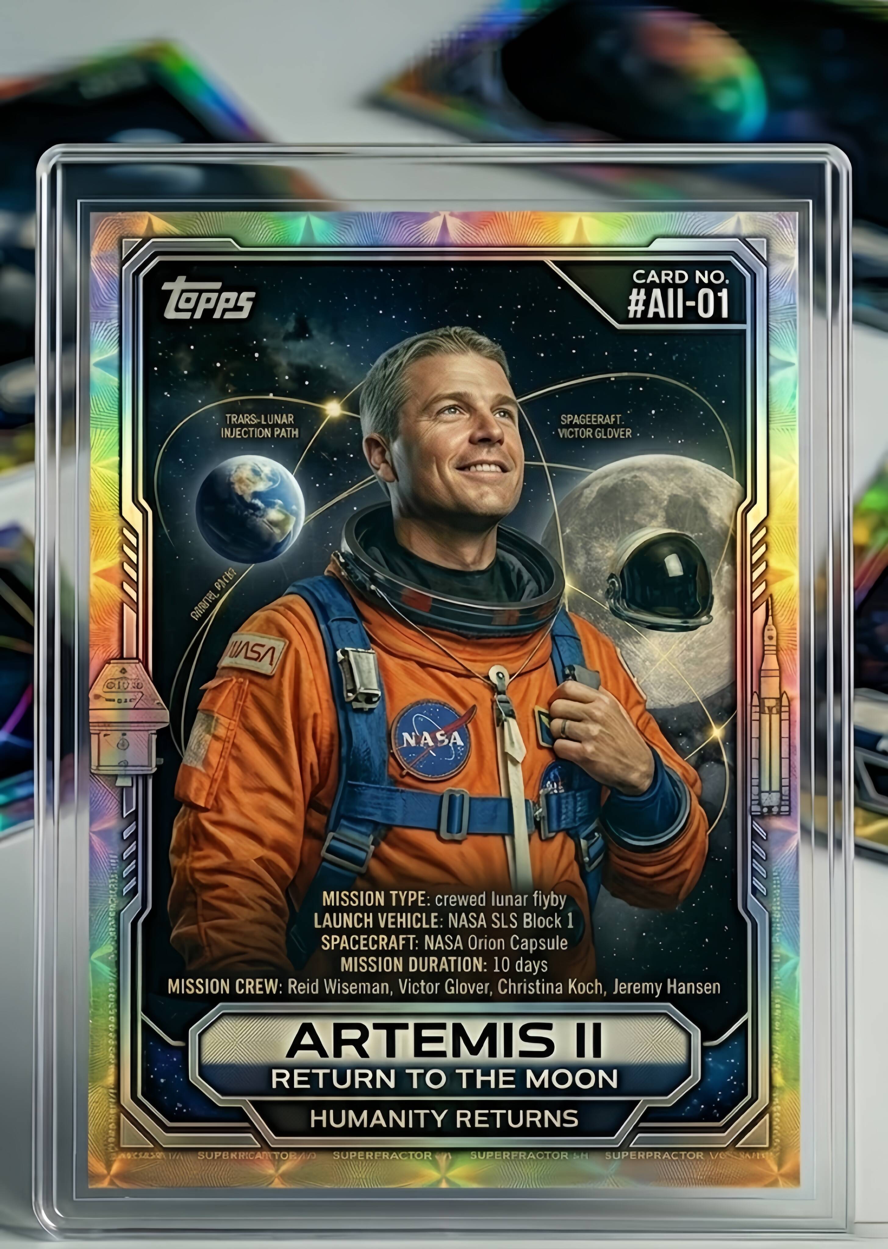 🌌Artemis II NASA Premium Trading Card Box