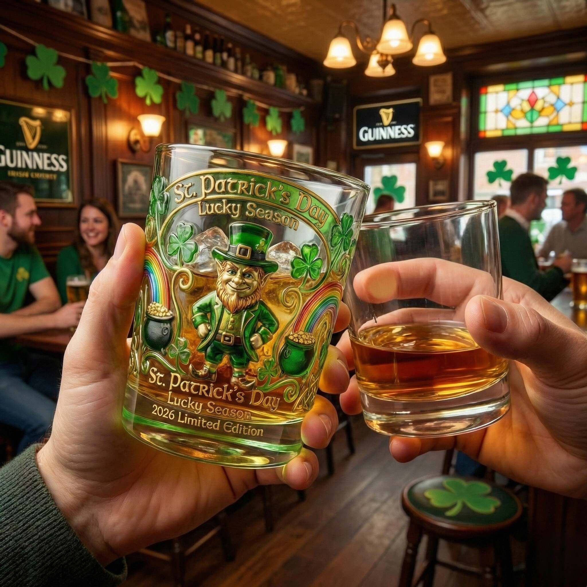 🍀St. Patrick’s Day – Lucky Season Commemorative Glass 2026 Limited Edition