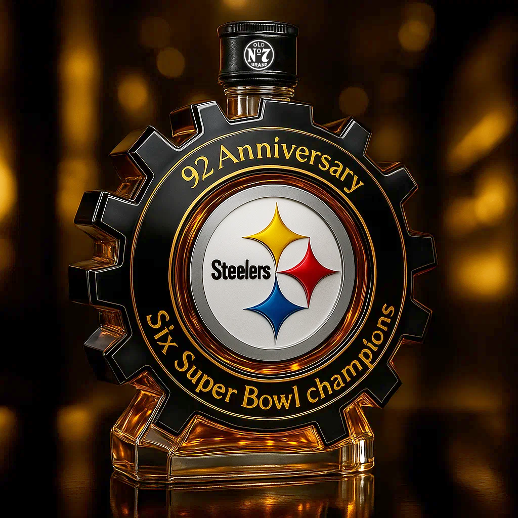 Pittsburgh Steelers Gear Whisky Bottle