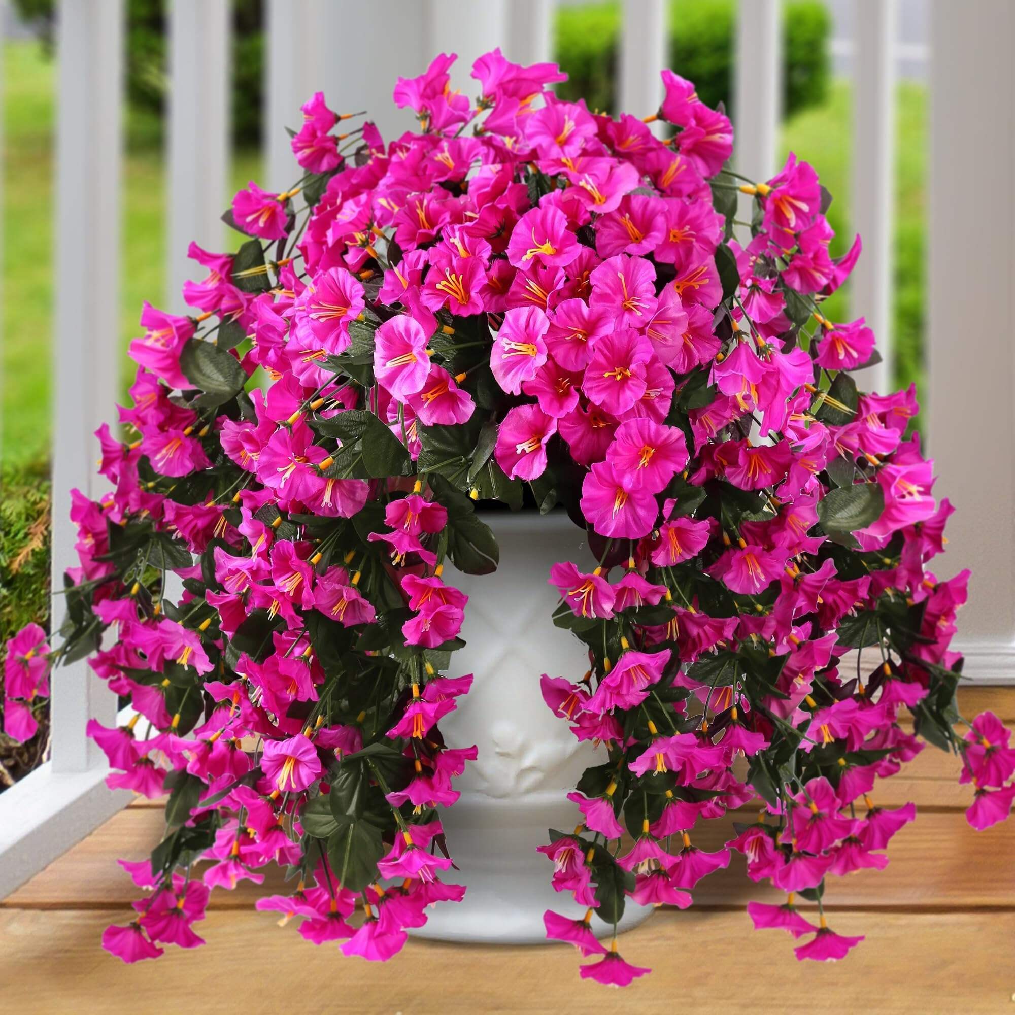 🔥On Sale🔥Artificial Faux Hanging Flowers Plants - UV resistant, Waterproof，Windproof