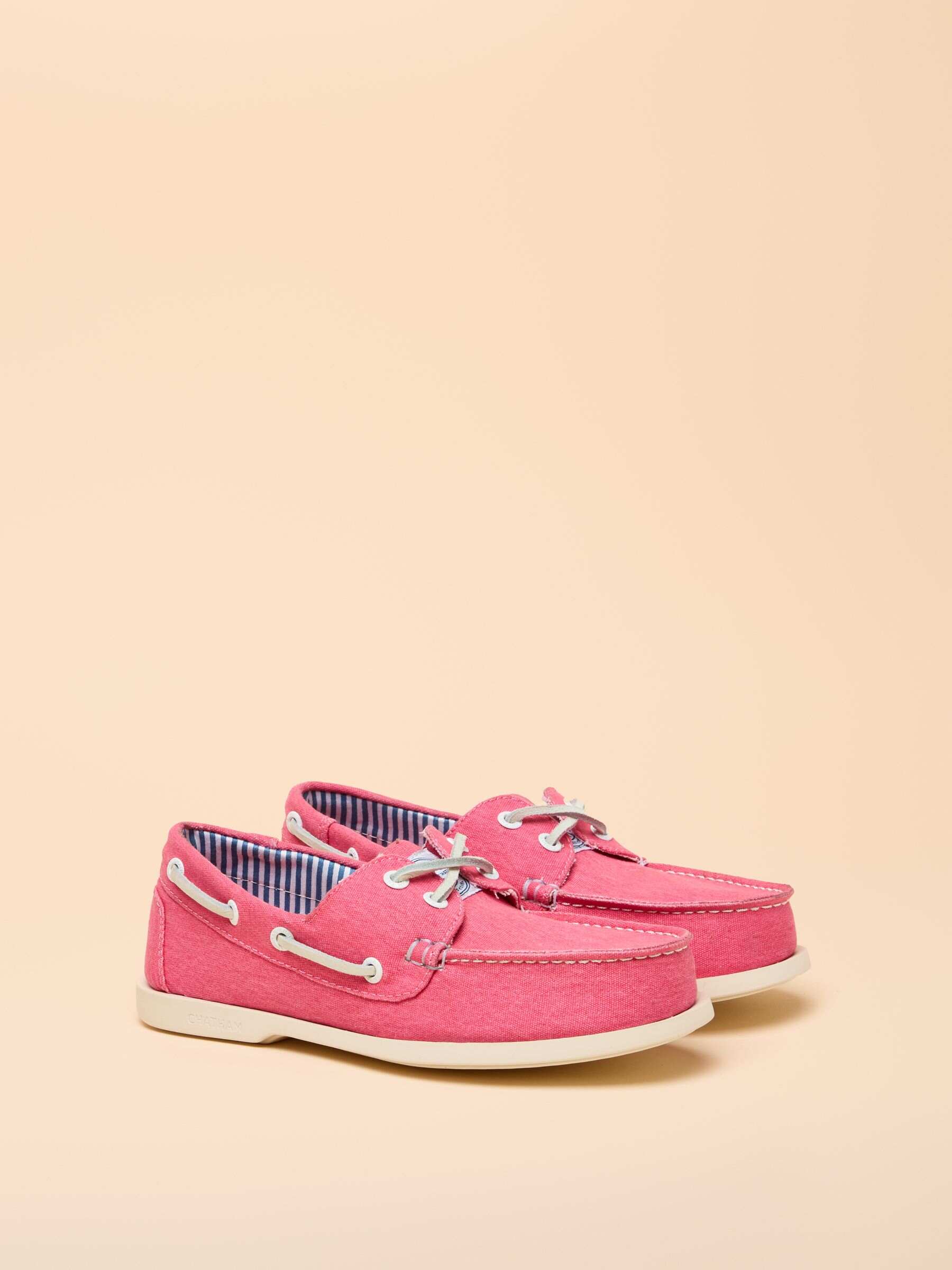Joules X Chatham Yellow Jetty Deck Shoes