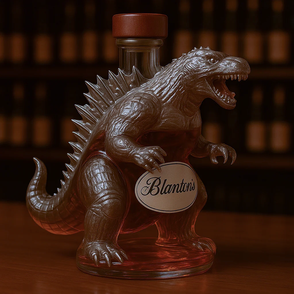 King of Monsters Whisky Bottle