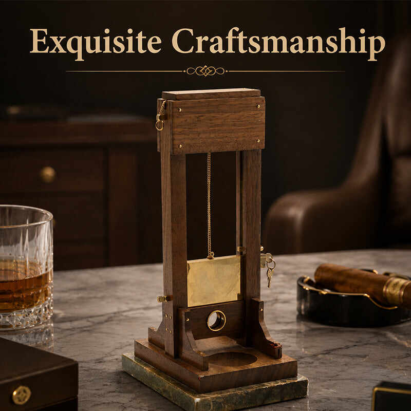 Luxury Desktop Cigar Cutter | Unique Guillotine Style Trimmer