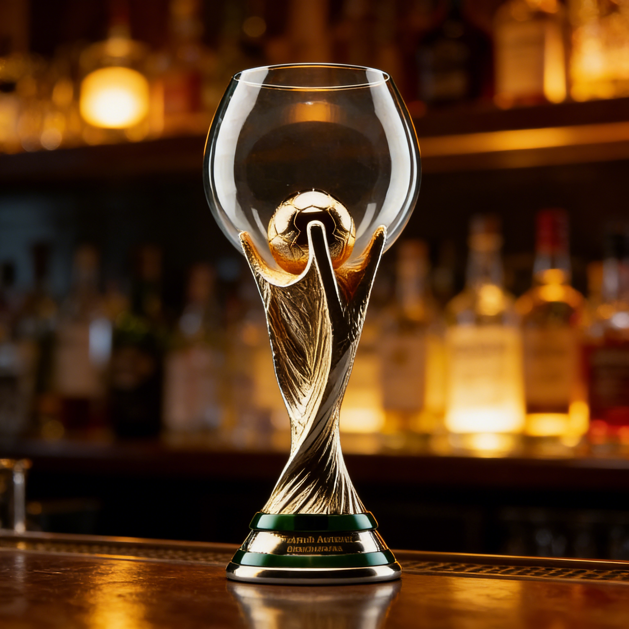 2026World Cup trophy Wine Glasses