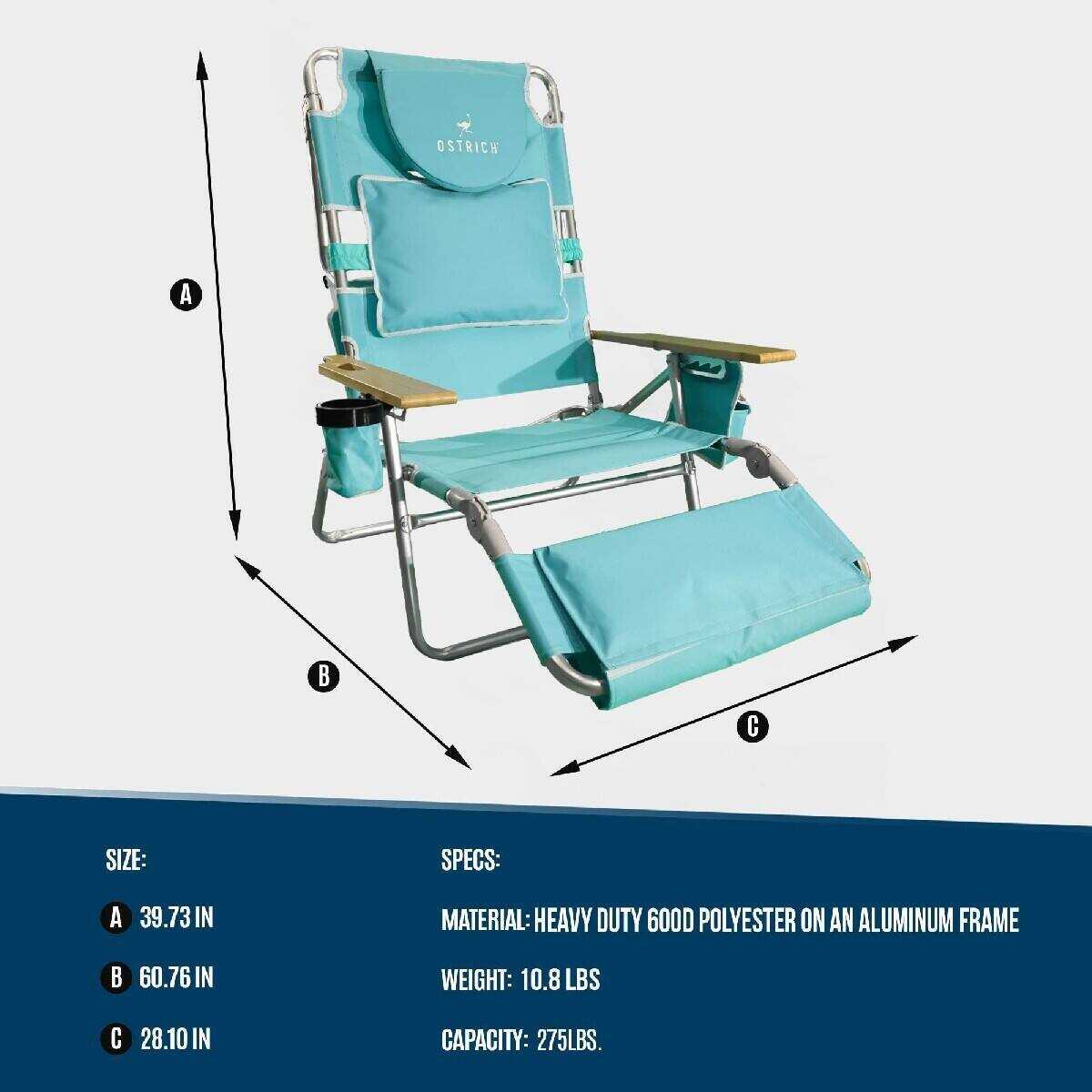 ⚡Clearance Sale⚡Today's Special Offer -3-in-1 Aluminum Beach Chair